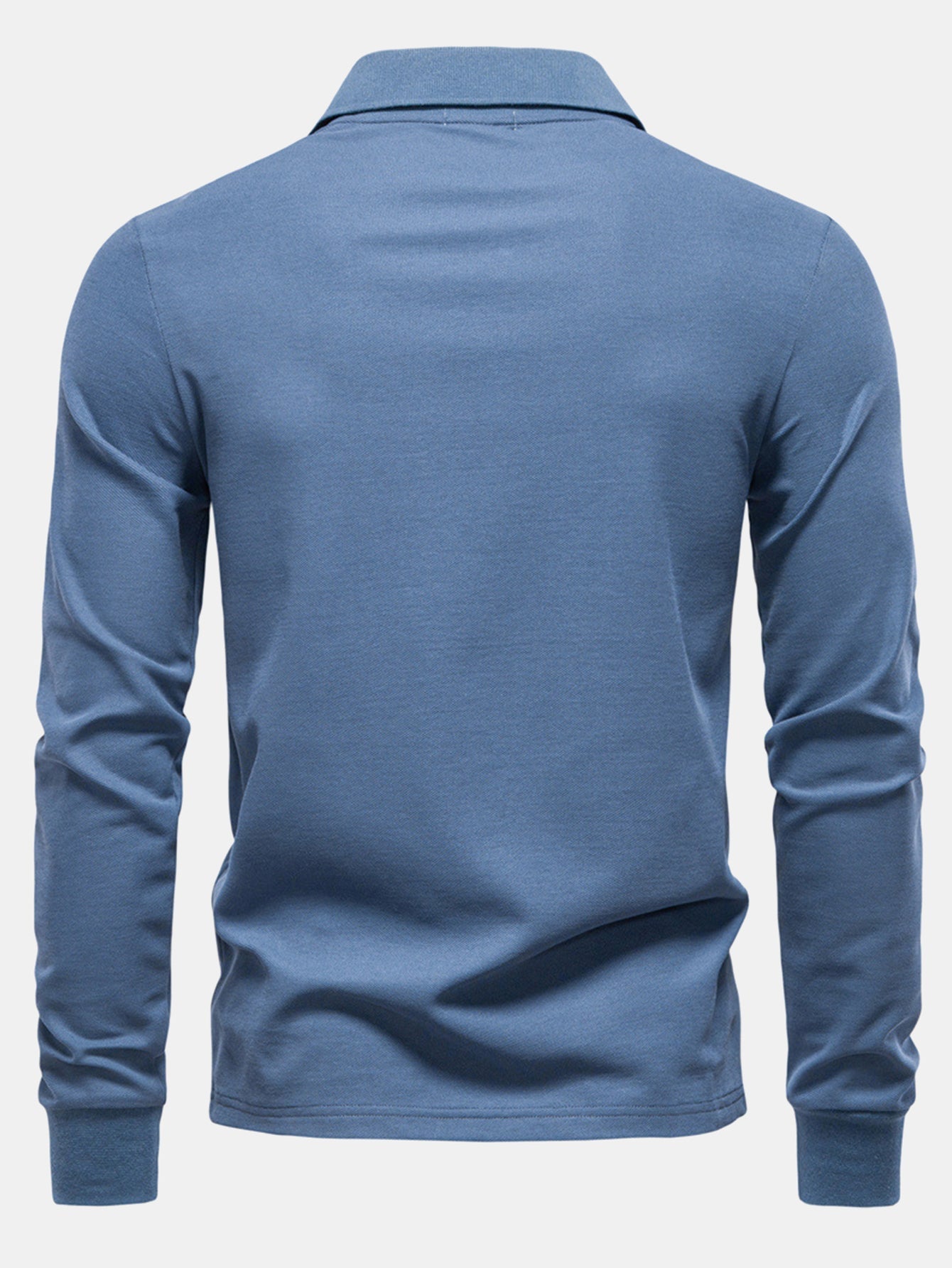 Long Sleeved Giraffe Embroidery Polo Shirt