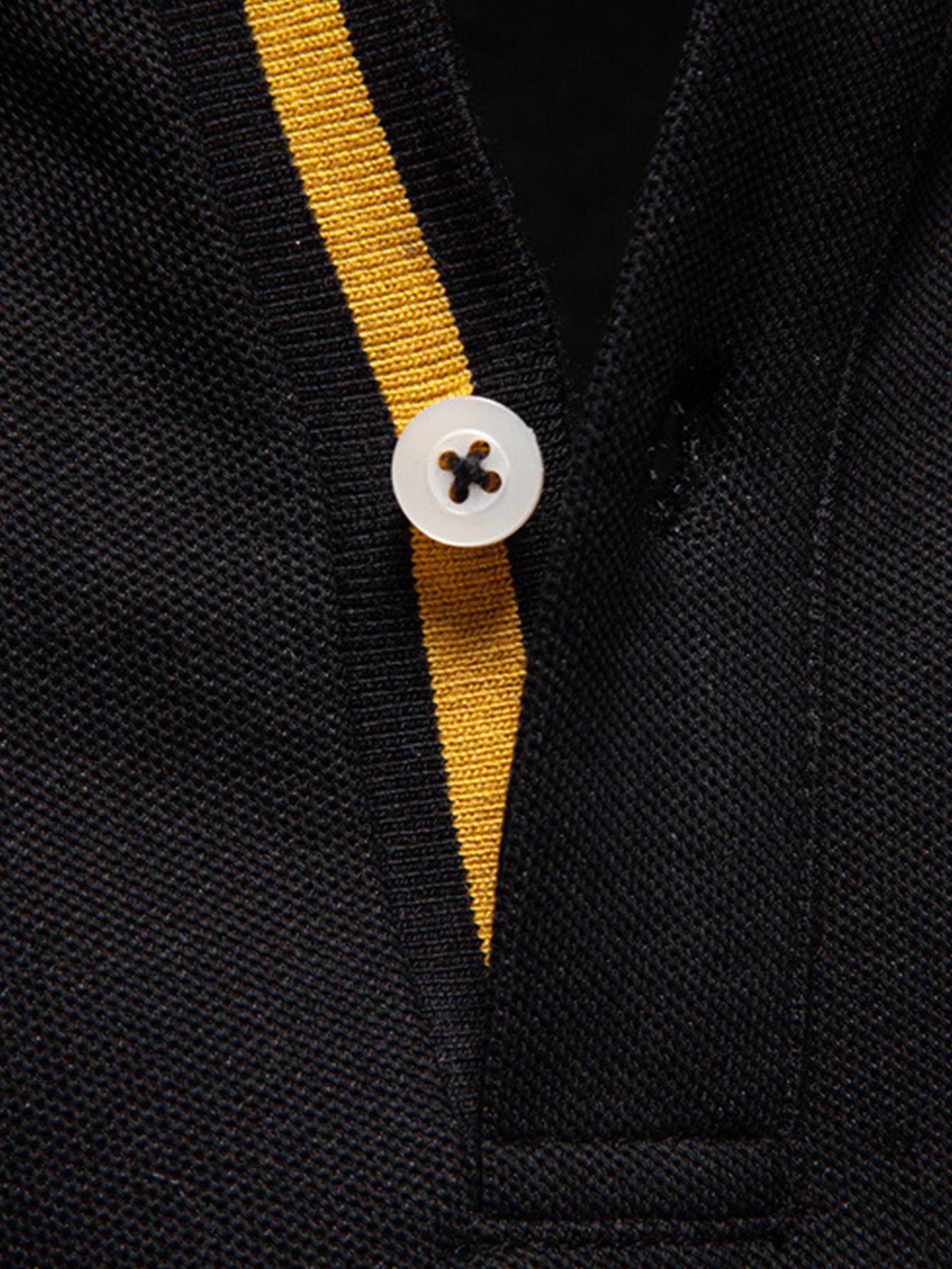 Long Sleeved Giraffe Embroidery Polo Shirt