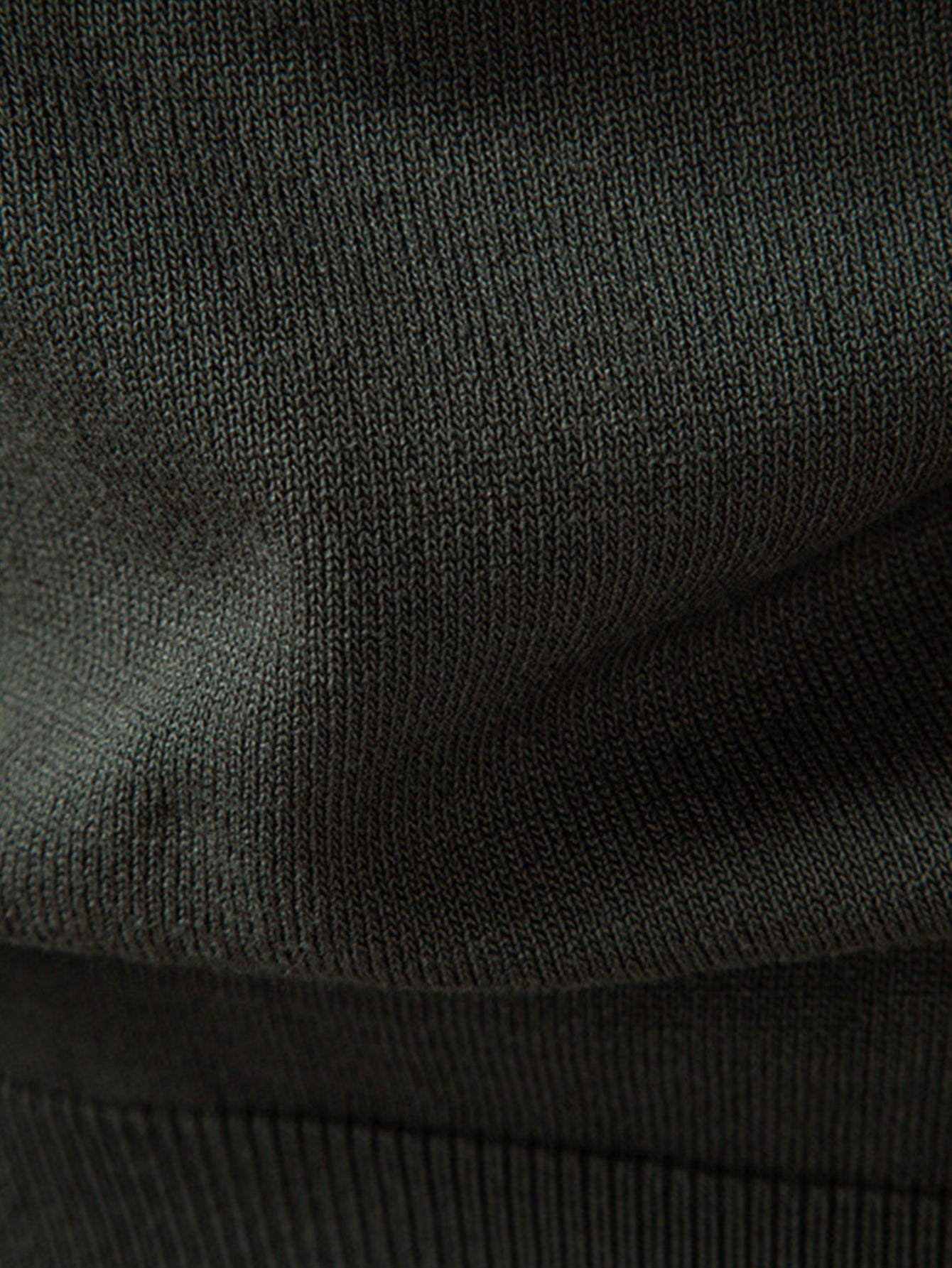Long Sleeve V-Neck Knit Polo Shirt