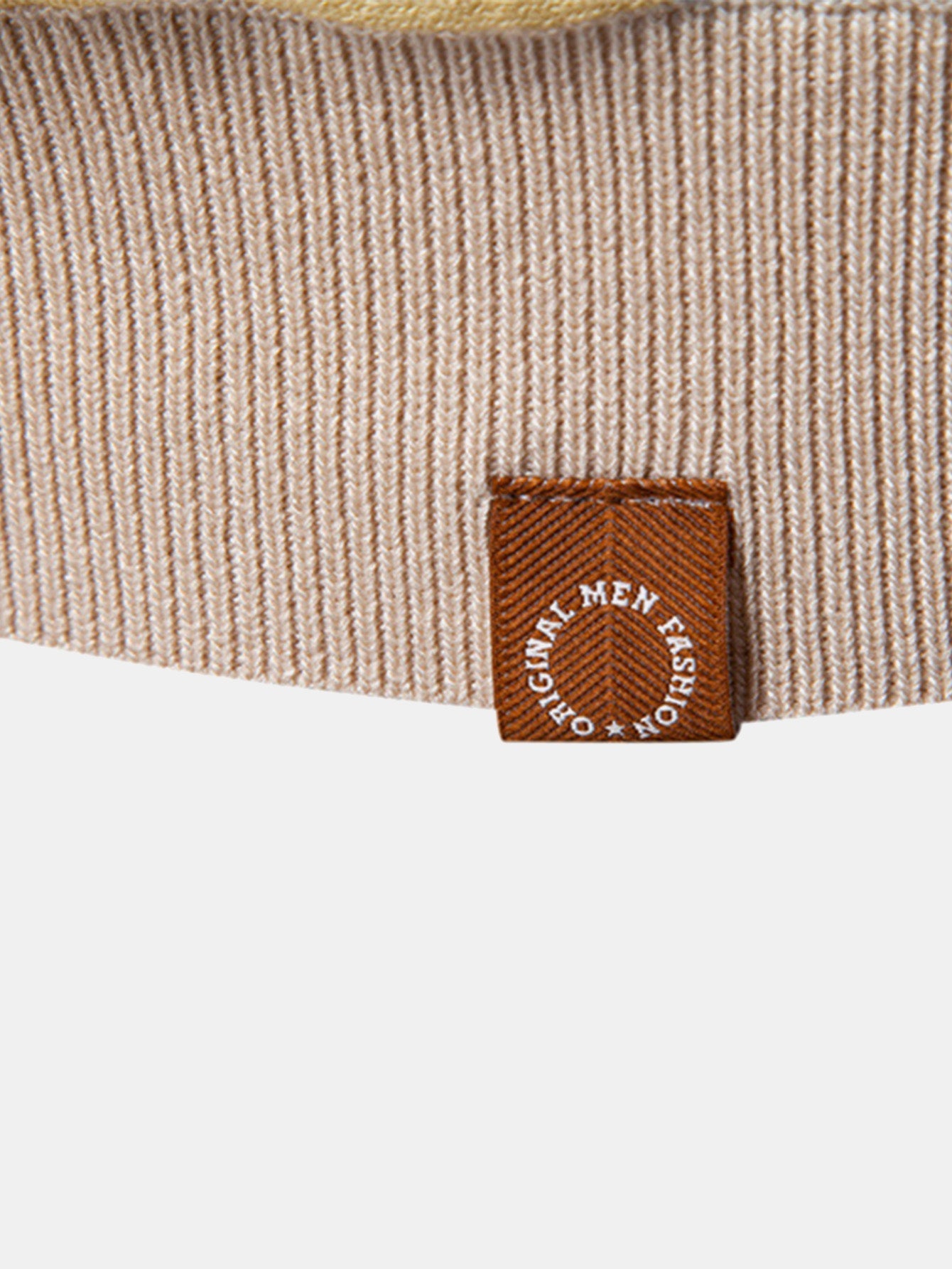Contrast Stripe Knit Polo Shirt