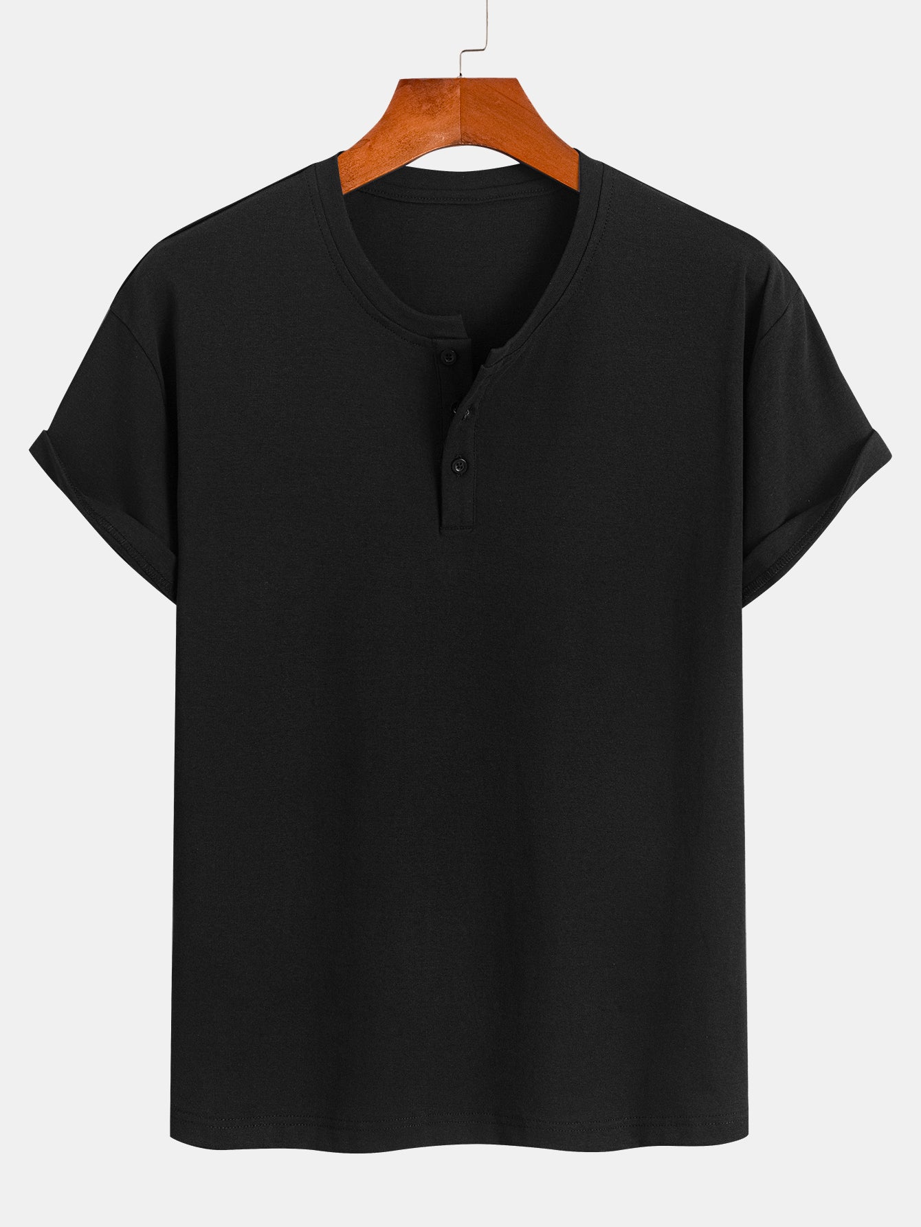 3 Pieces Cotton Henley T-Shirts