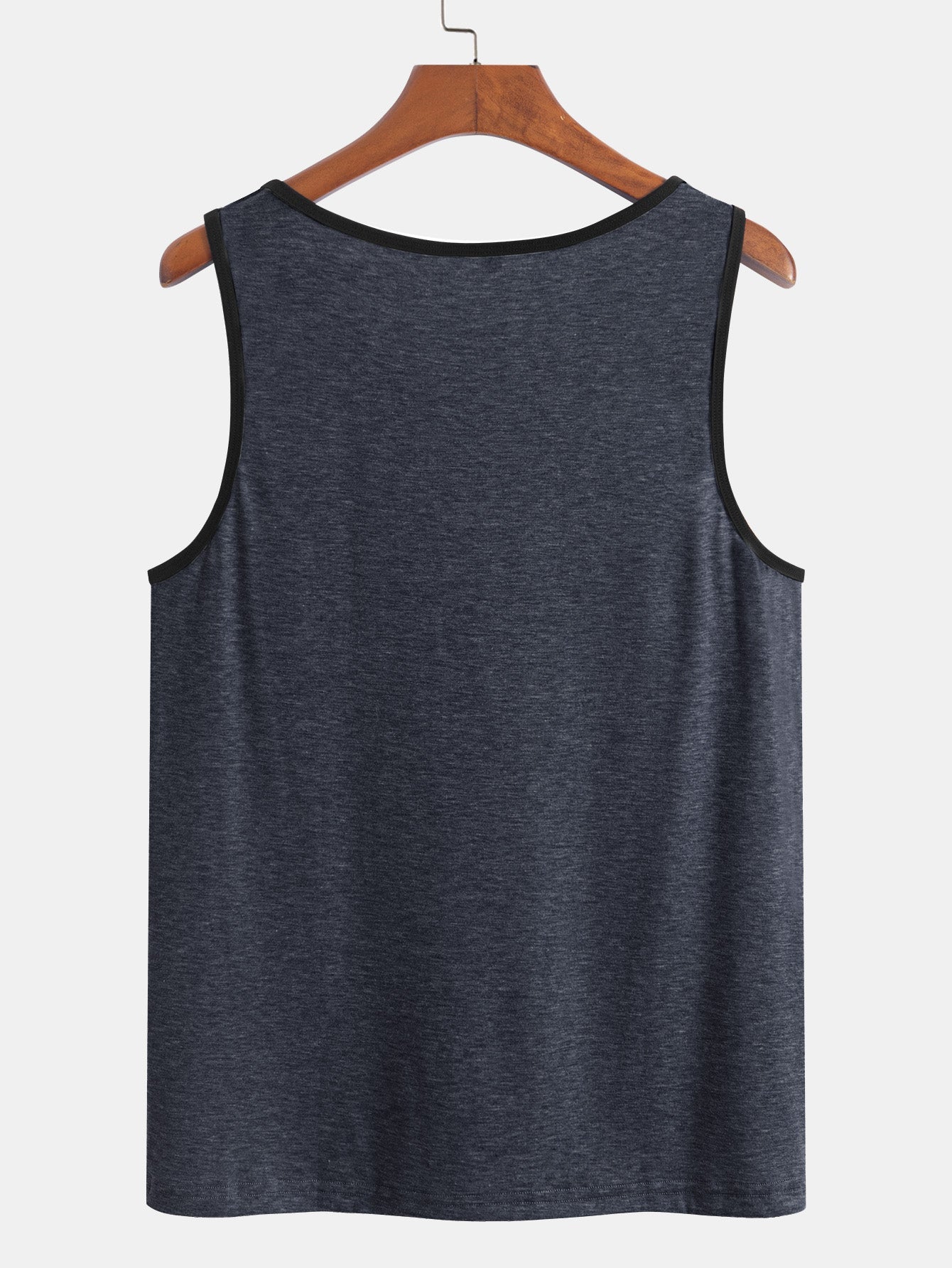Tank Top With Wave Pattern Pocket