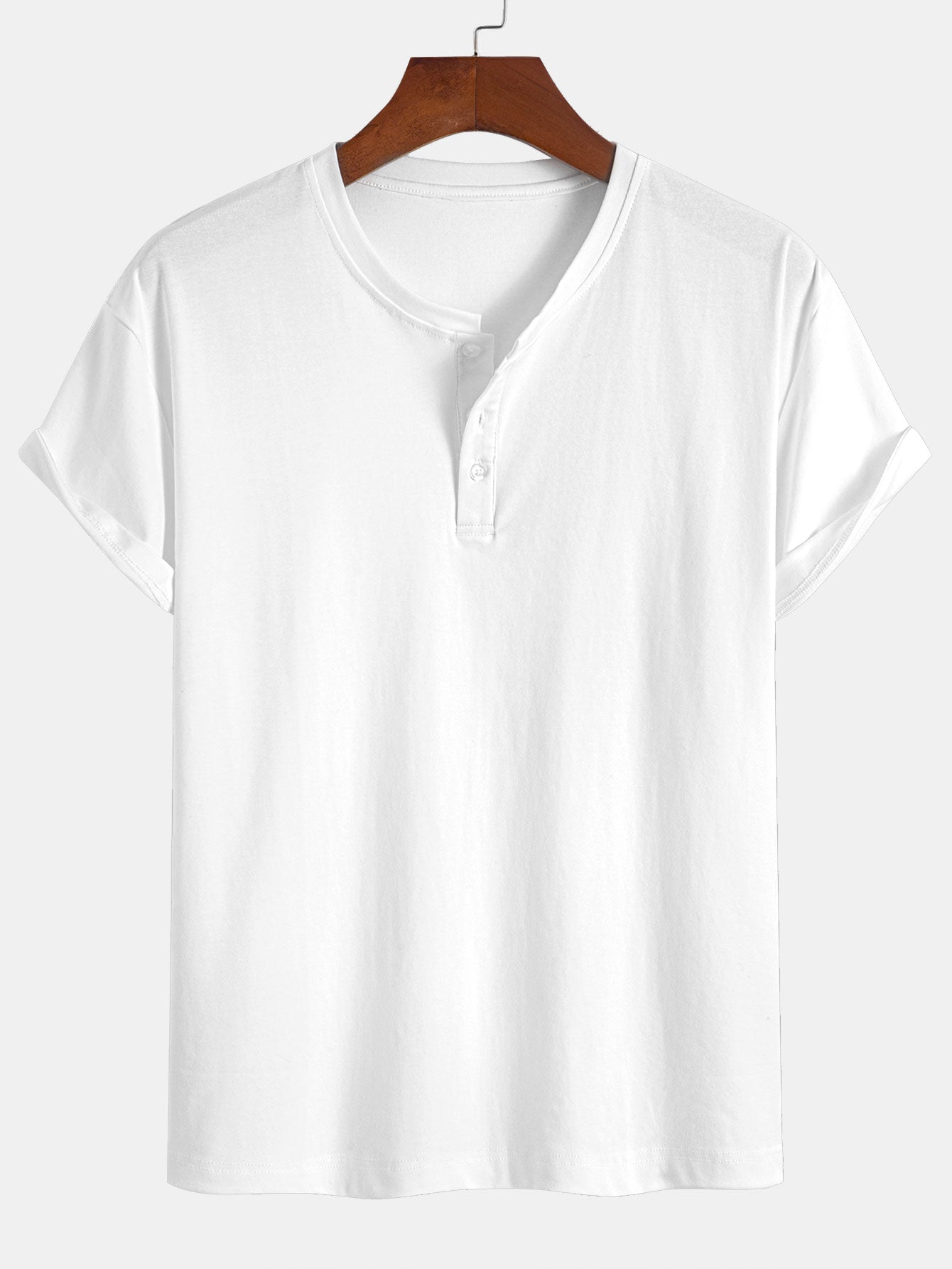 3 Pieces Cotton Henley T-Shirts