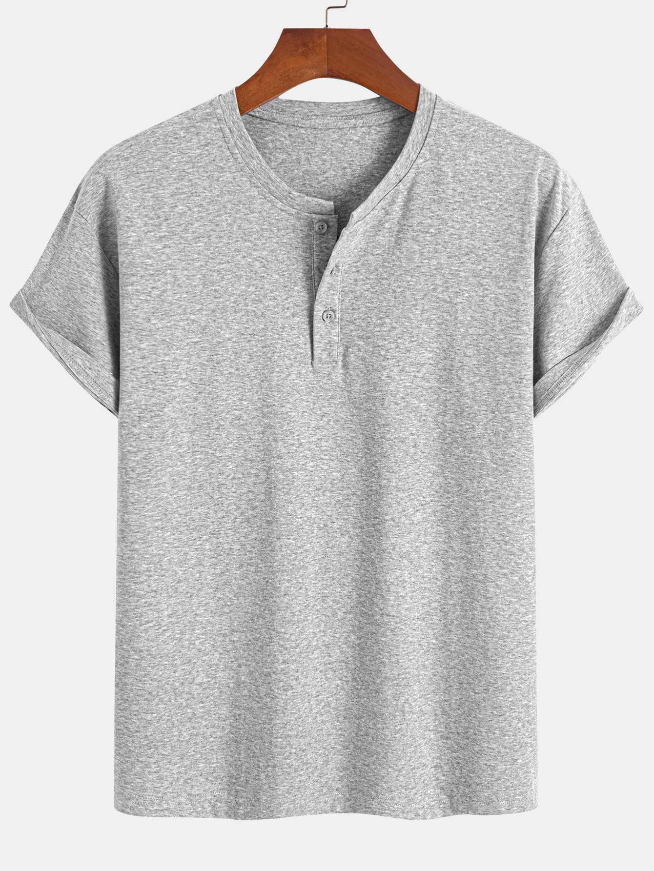 3 Pieces Cotton Henley T-Shirts