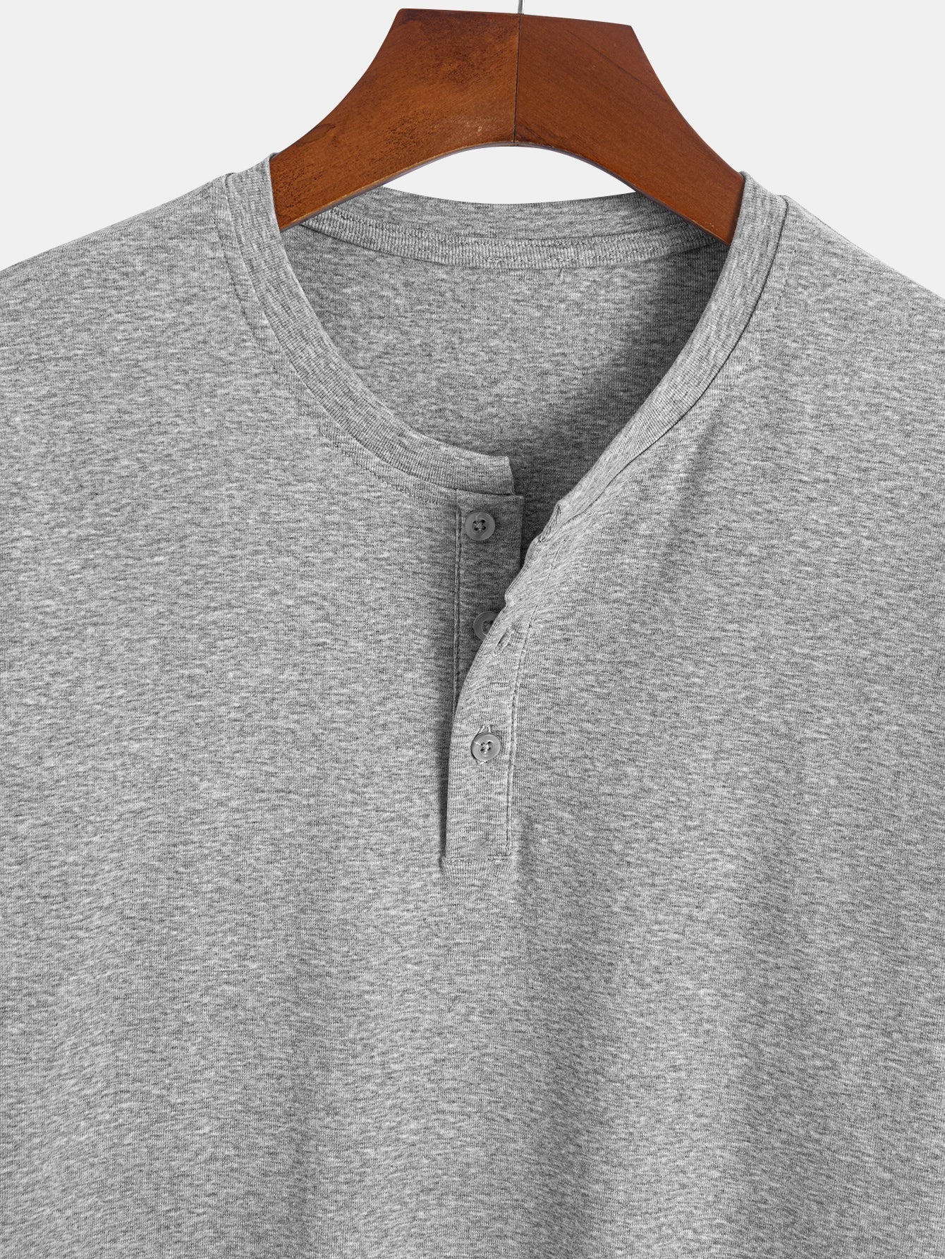 3 Pieces Cotton Henley T-Shirts
