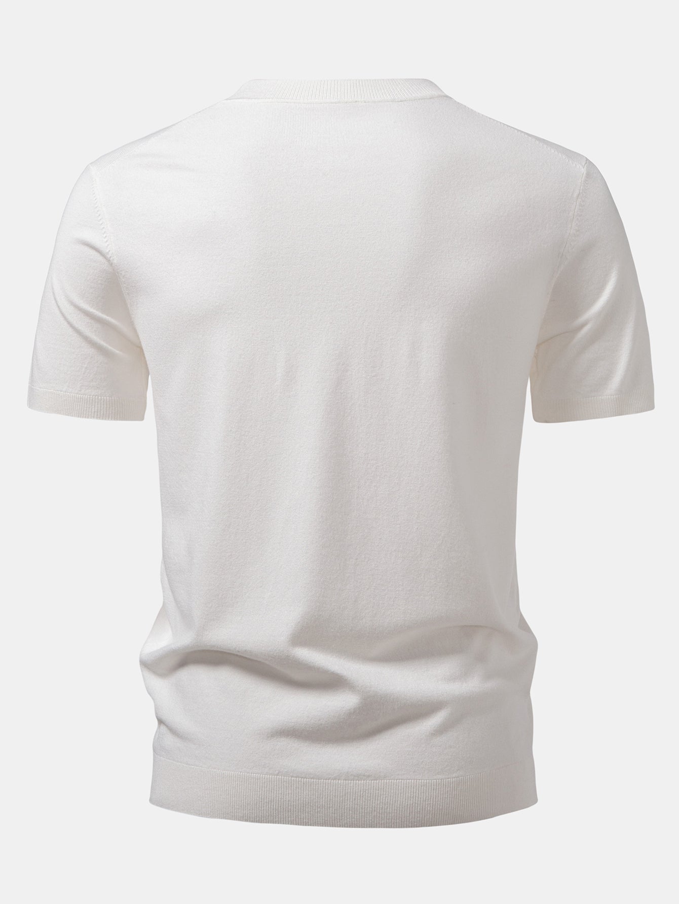 Solid Knitted Sweater T-Shirt