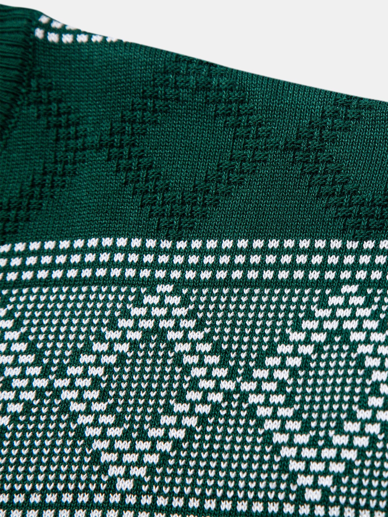 Rhombus Geometry Knitted Sweater T-Shirt