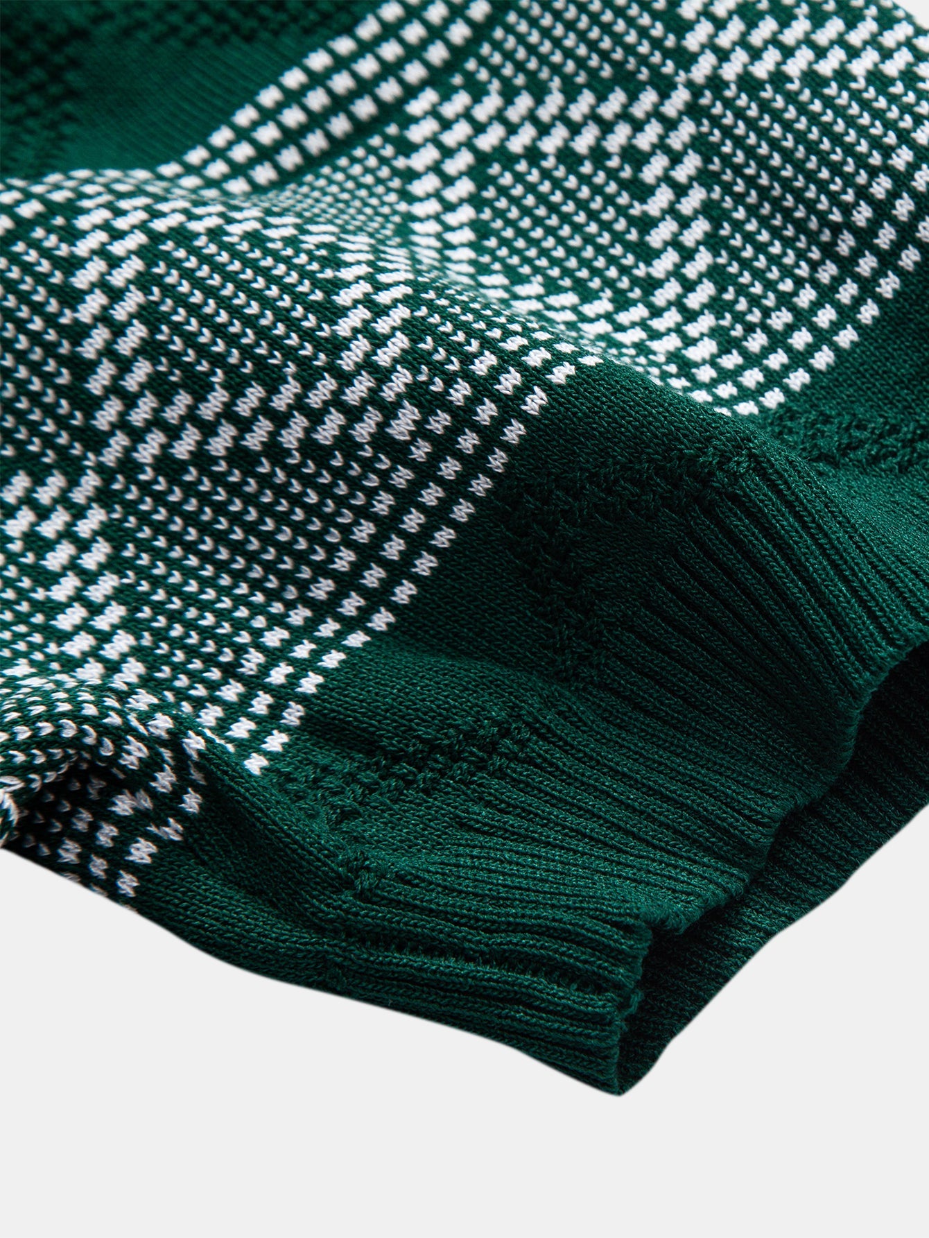Rhombus Geometry Knitted Sweater T-Shirt
