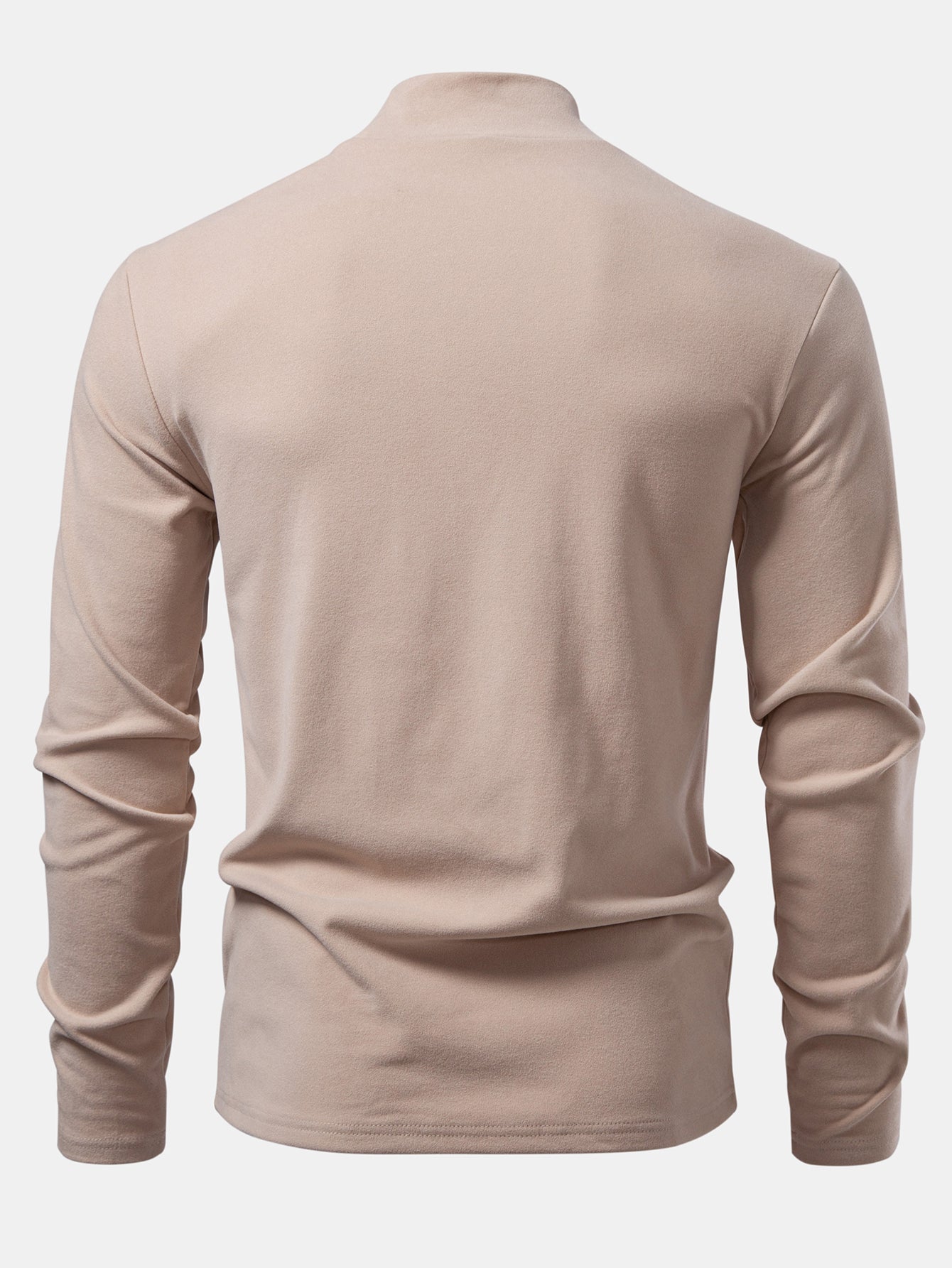 Long Sleeve Mock Neck T-Shirt
