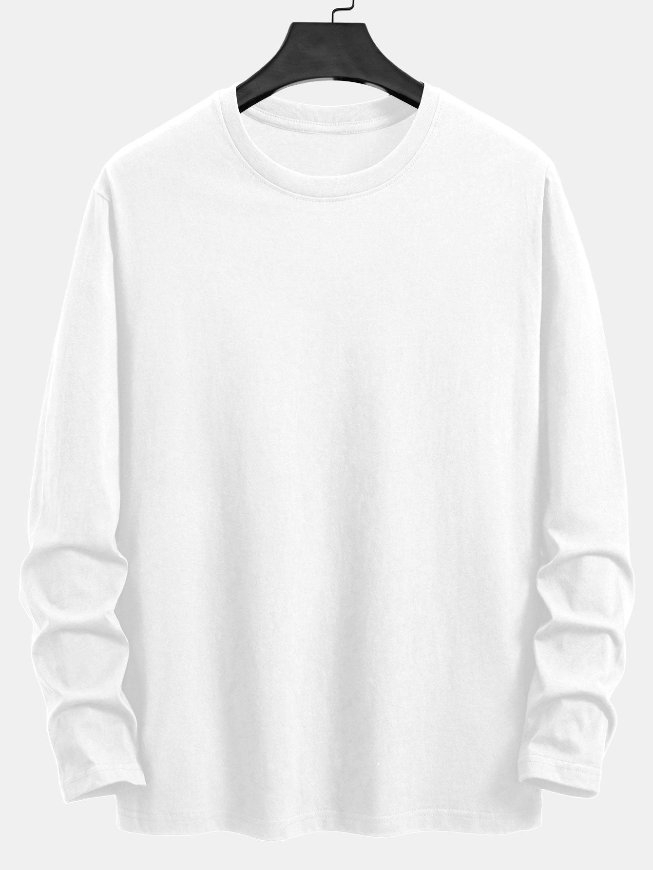 3 Pieces Basic Long Sleeve Cotton T-Shirts