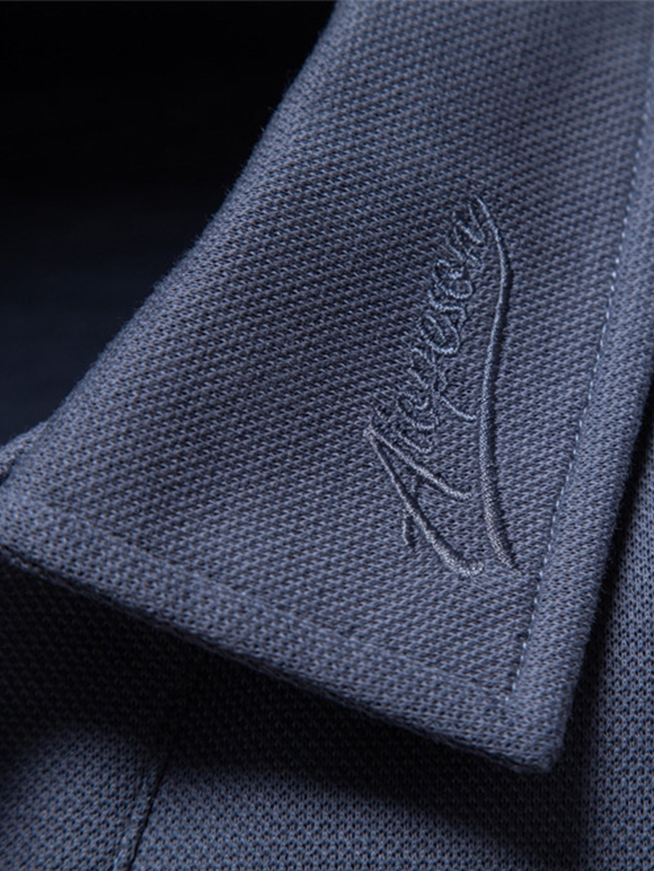 Long Sleeved V-Neck Polo Shirt