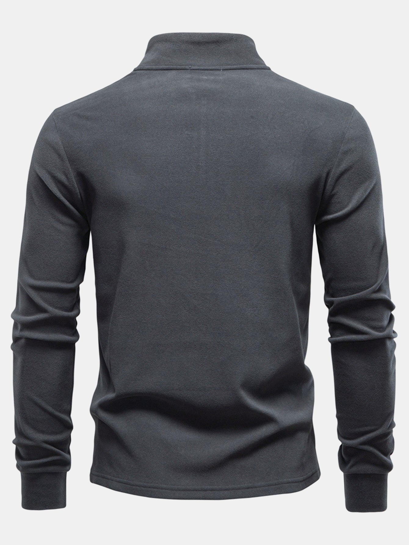 Quarter Zip Long Sleeve T-Shirt