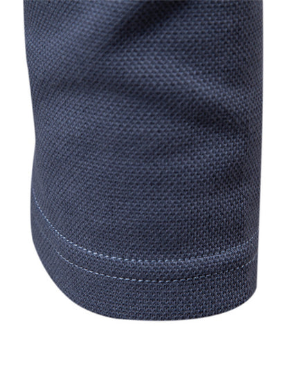Long Sleeved V-Neck Polo Shirt
