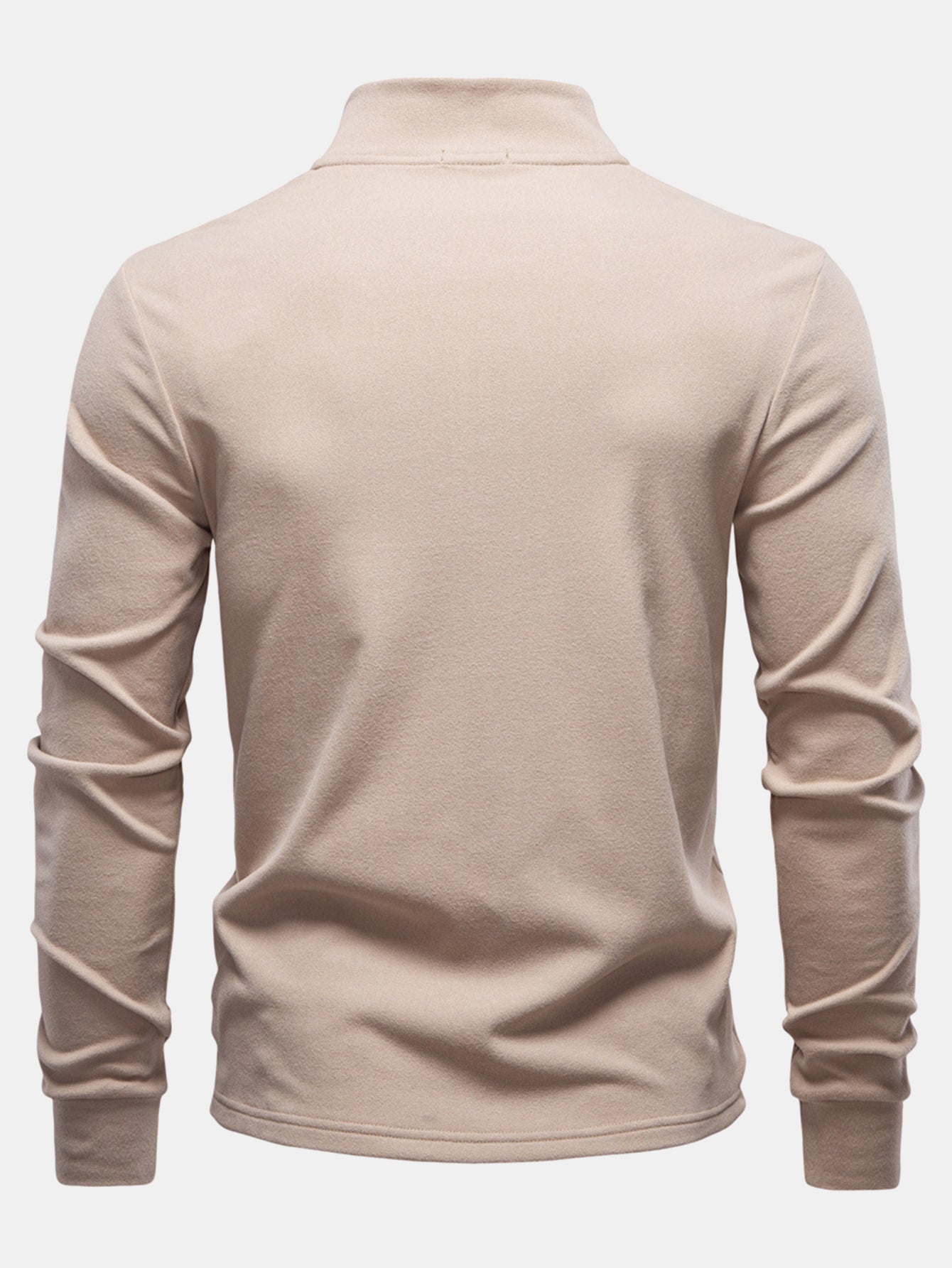 Quarter Zip Long Sleeve T-Shirt