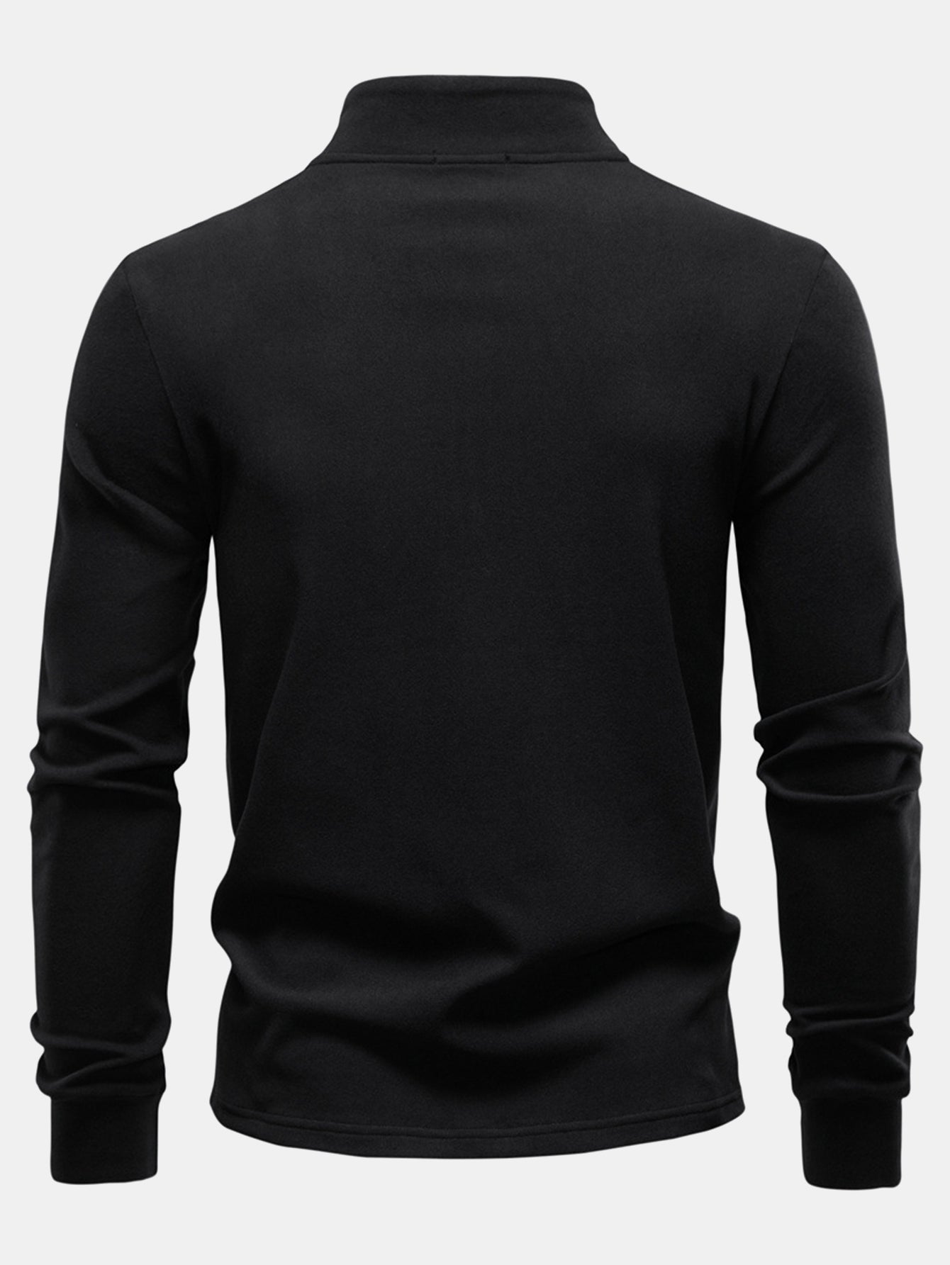 Quarter Zip Long Sleeve T-Shirt