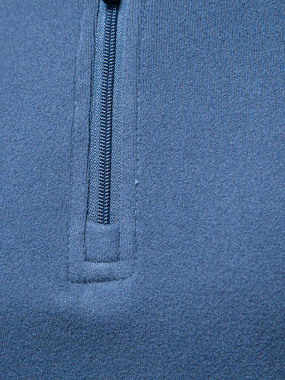 Quarter Zip Long Sleeve T-Shirt