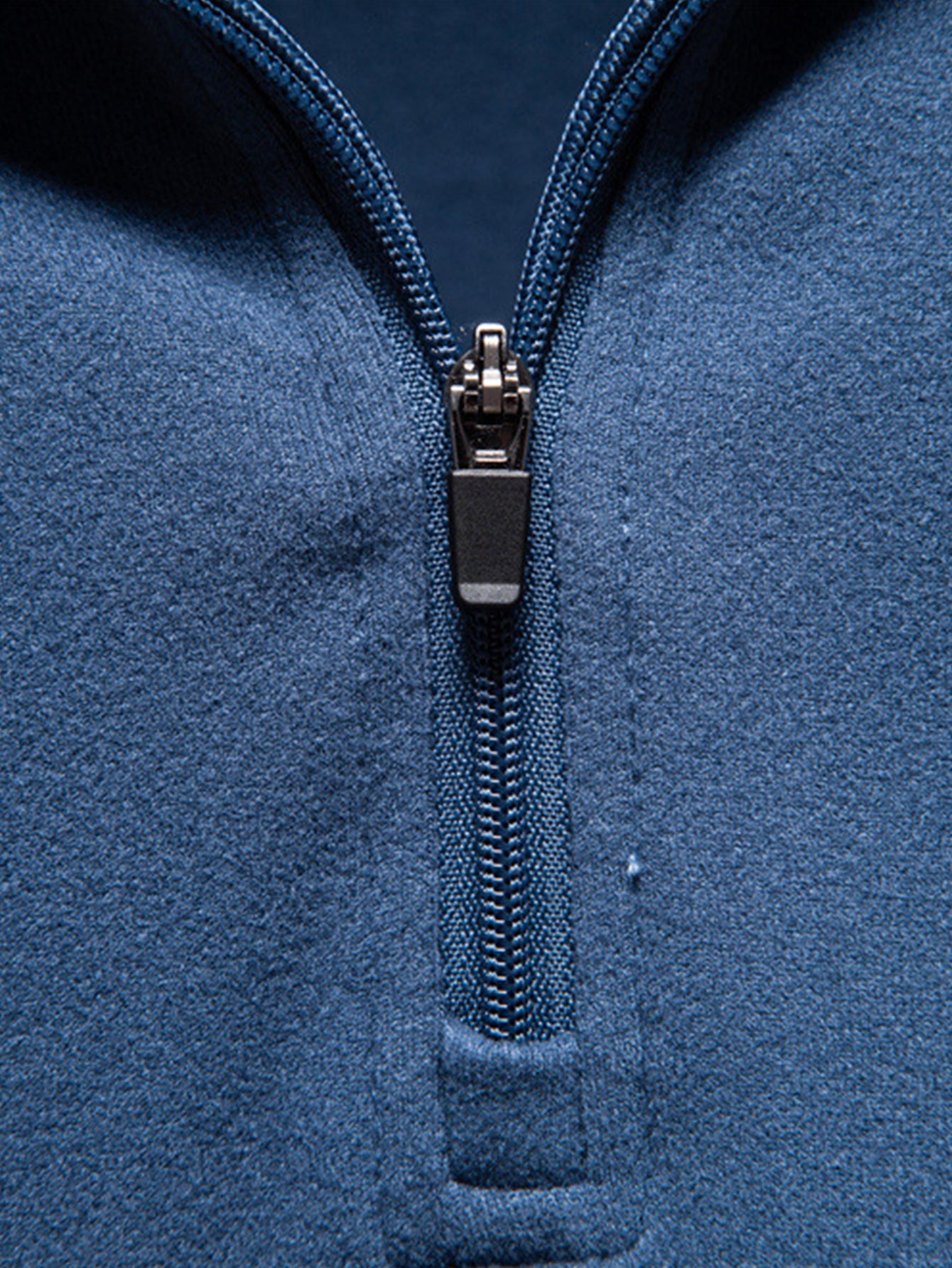 Quarter Zip Long Sleeve T-Shirt