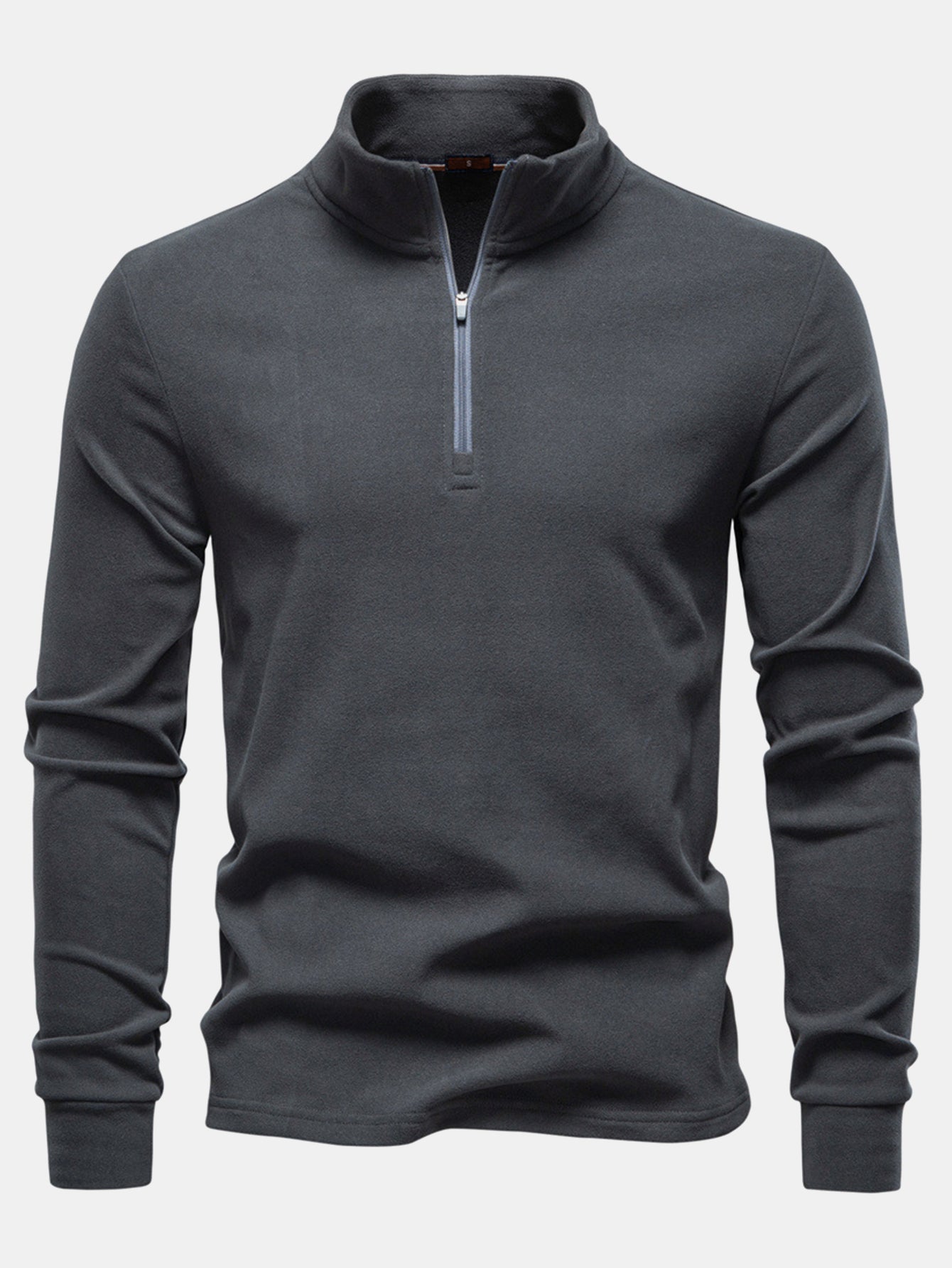 Quarter Zip Long Sleeve T-Shirt