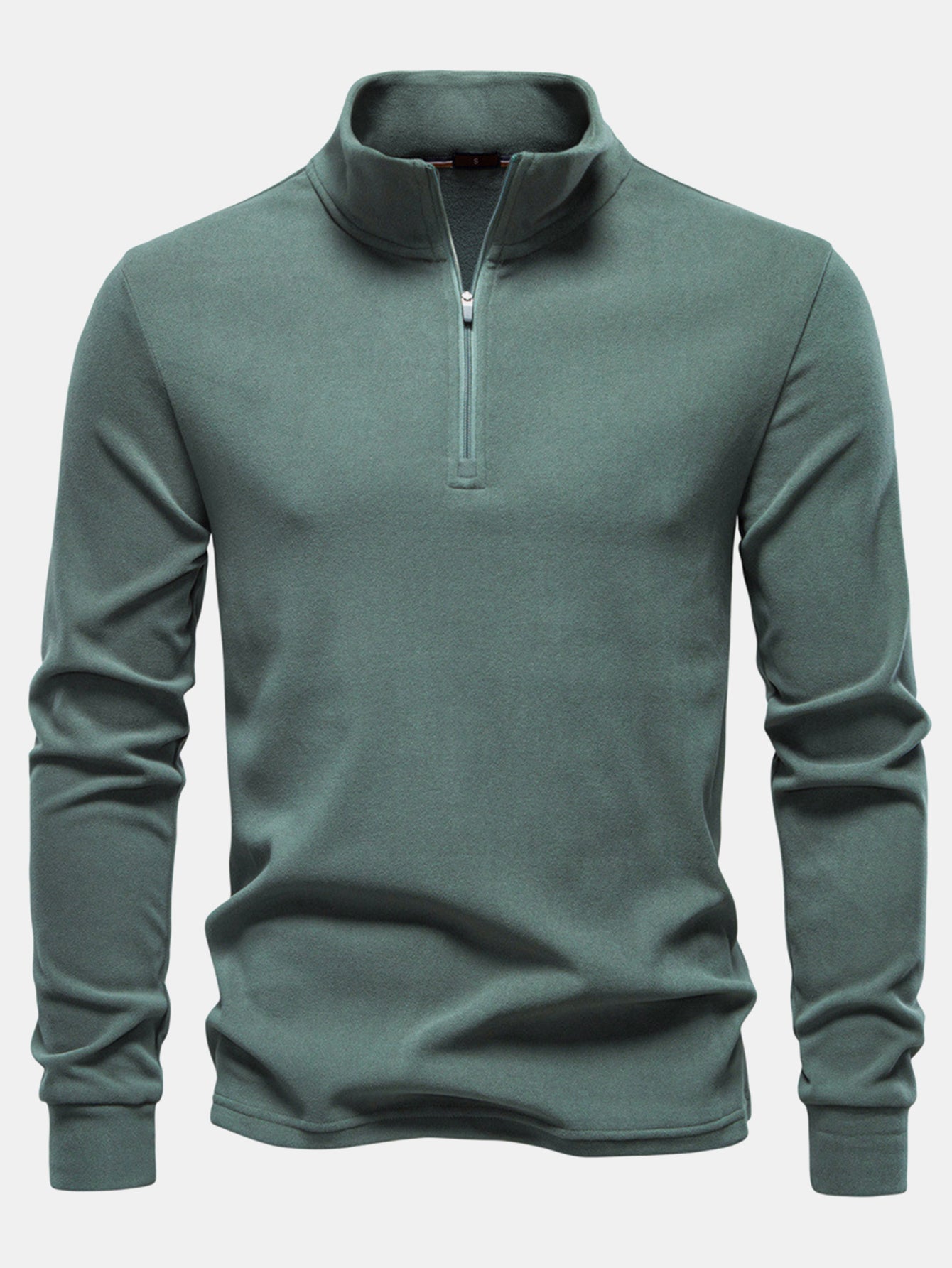 Quarter Zip Long Sleeve T-Shirt