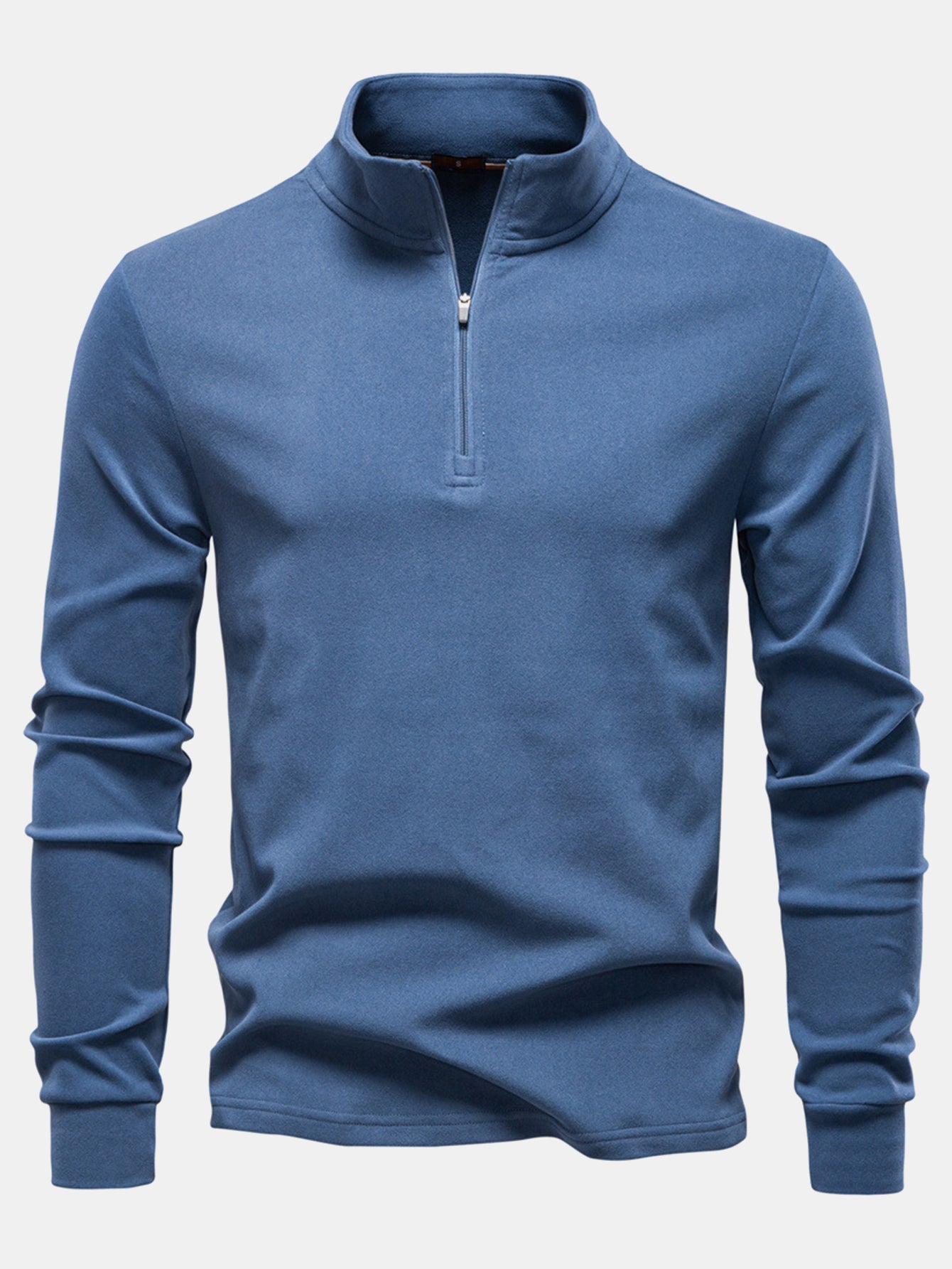 Quarter Zip Long Sleeve T-Shirt