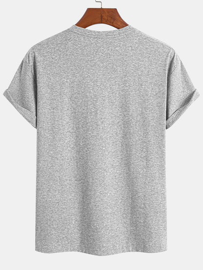 3 Pieces Cotton Henley T-Shirts