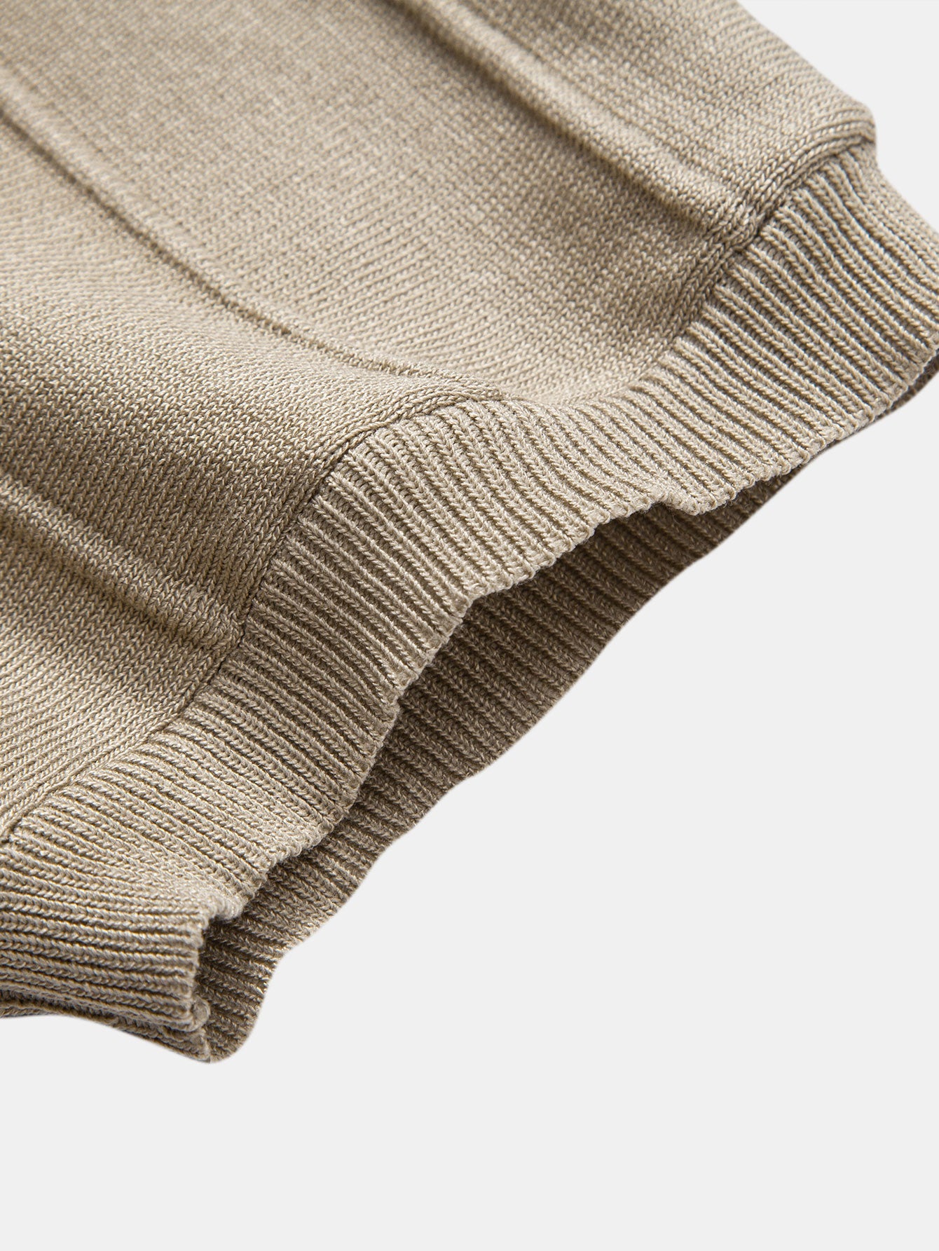 Striped Jacquard Crew Neck Sweater Knitted T-Shirt