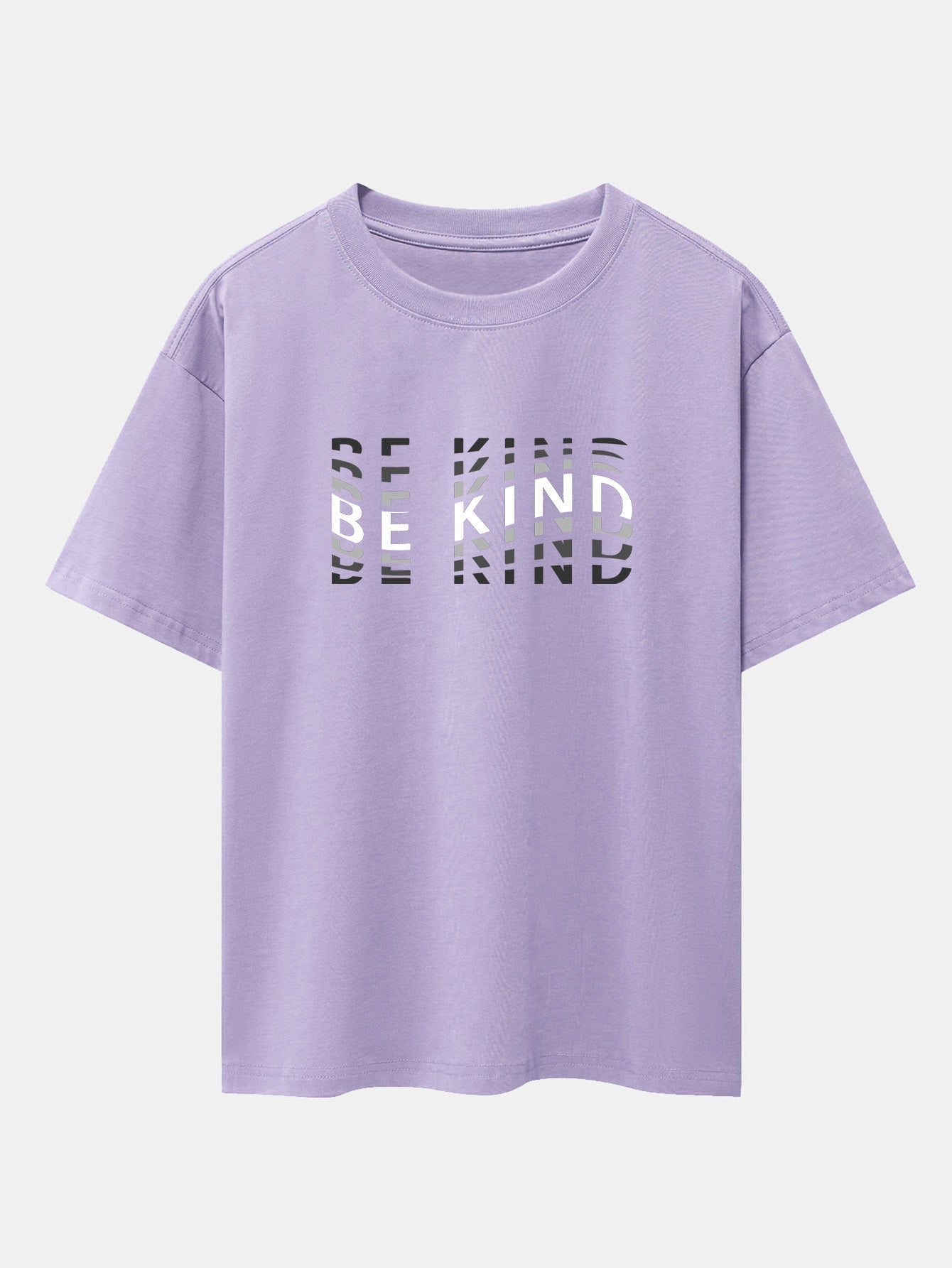 Be Kind Print Drop Shoulder Oversize T-Shirt