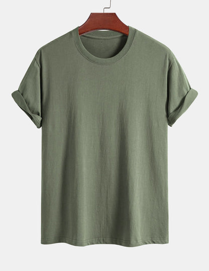 3 Pieces Basic Regular Fit Cotton T-Shirts