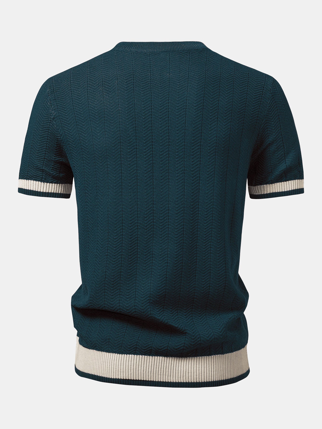 Textured Knitted T-Shirt