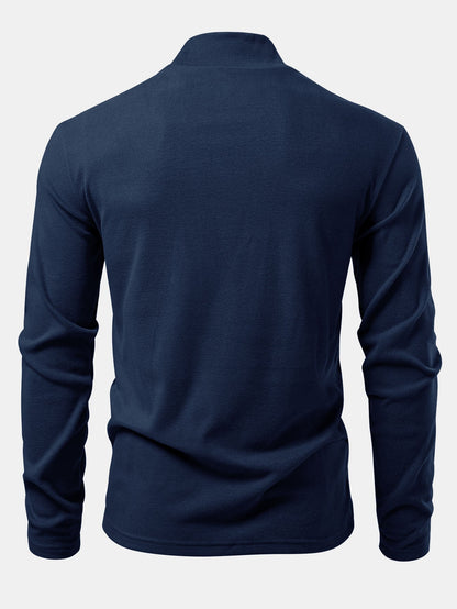 Long Sleeve Mock Neck T-Shirt