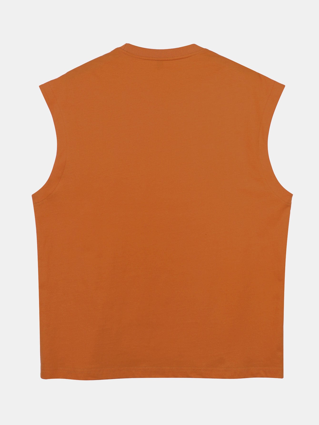 3 Pieces Relax Fit Cotton Drop Shoulder Sleeveless T-Shirts