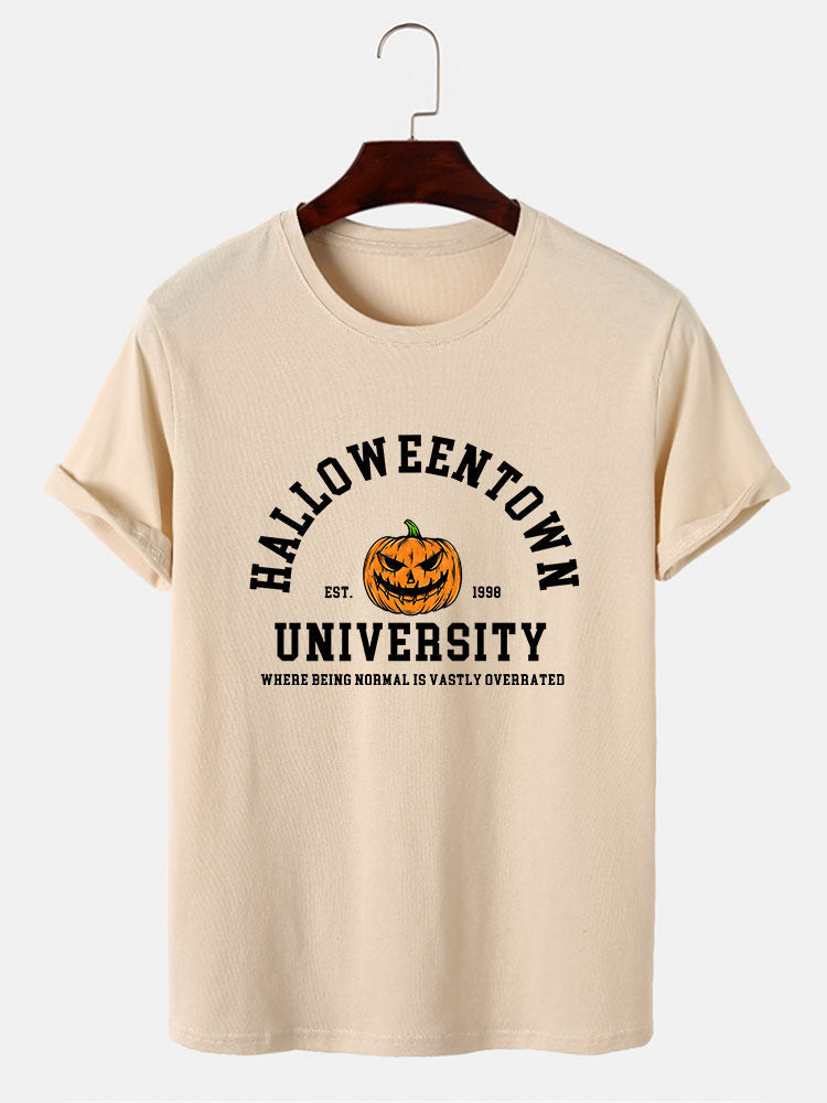 Halloweentown Pumpkin Print T-Shirt