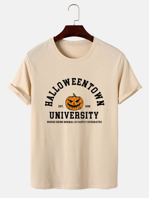 Halloweentown Pumpkin Print T-Shirt