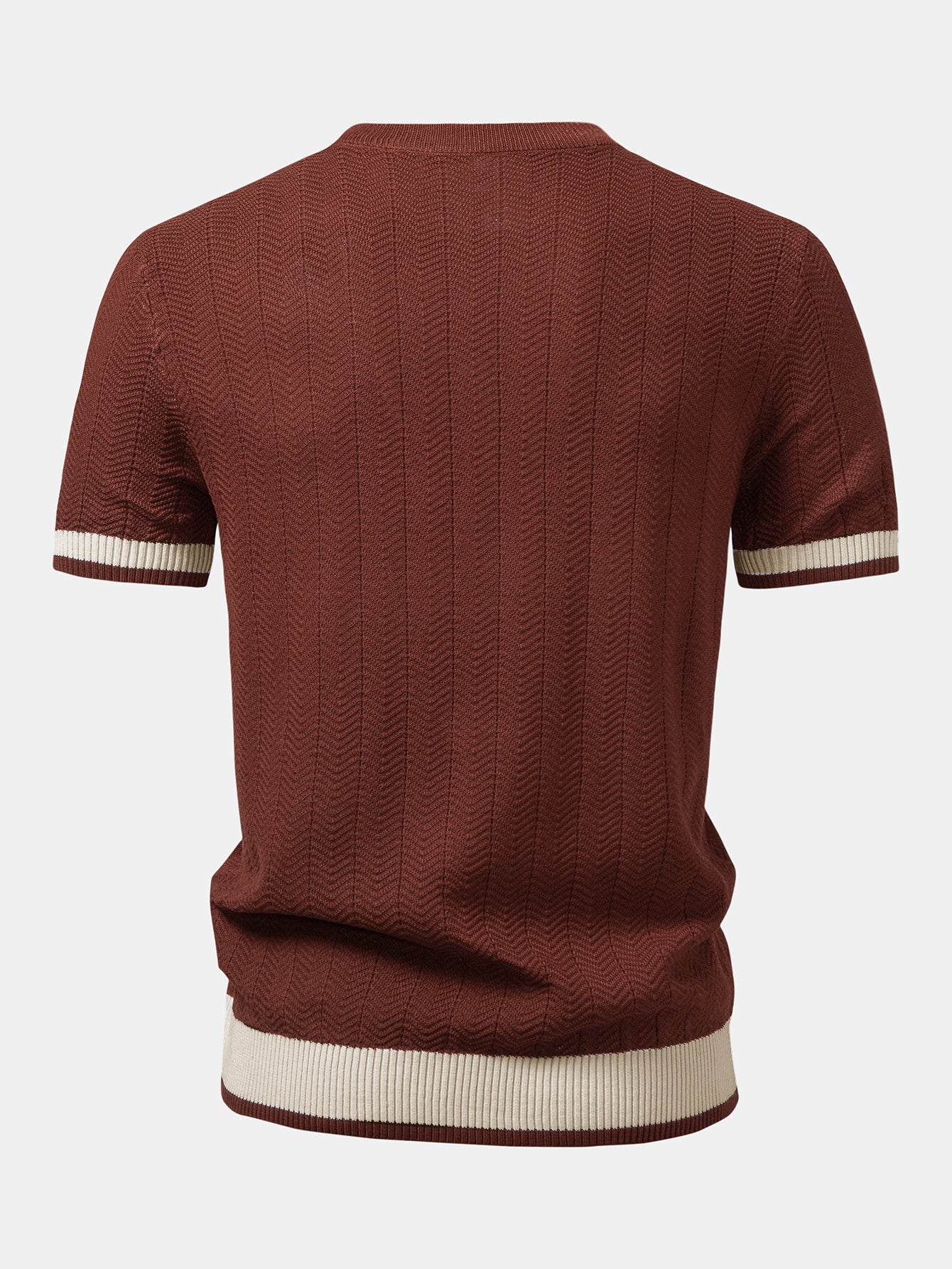 Textured Knitted T-Shirt