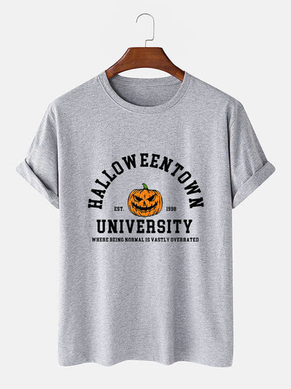Halloweentown Pumpkin Print T-Shirt