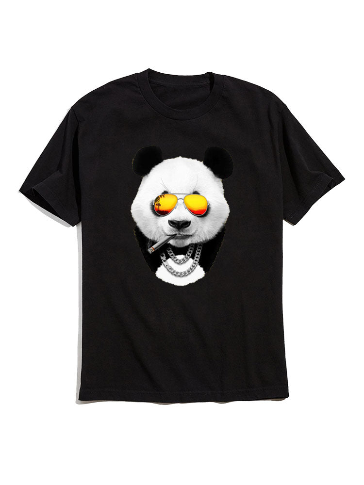 Hip-pop Panda Funny Graphic T-Shirts