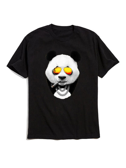 Hip-pop Panda Funny Graphic T-Shirts