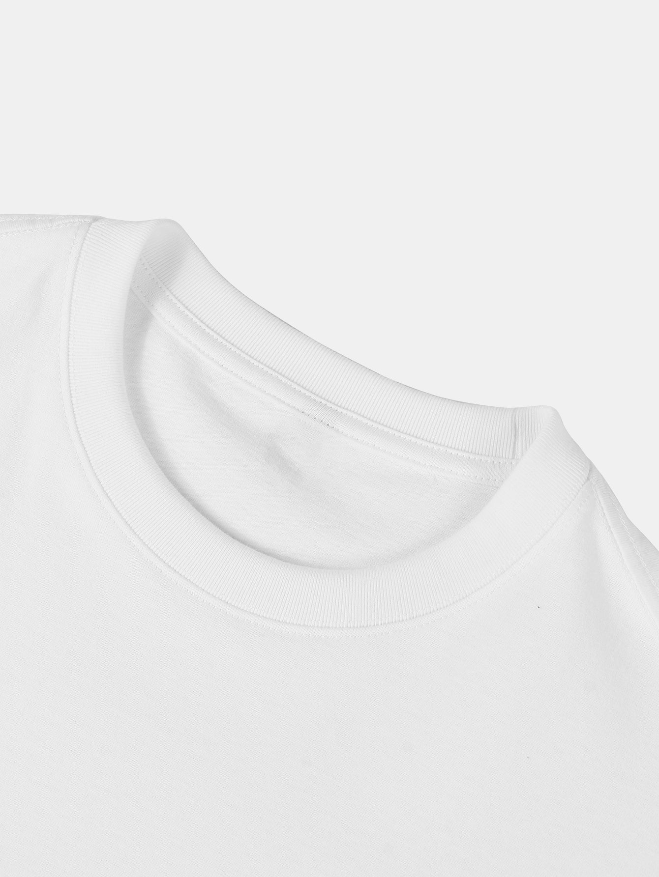 3 Pieces Relax Fit Cotton Drop Shoulder Sleeveless T-Shirts
