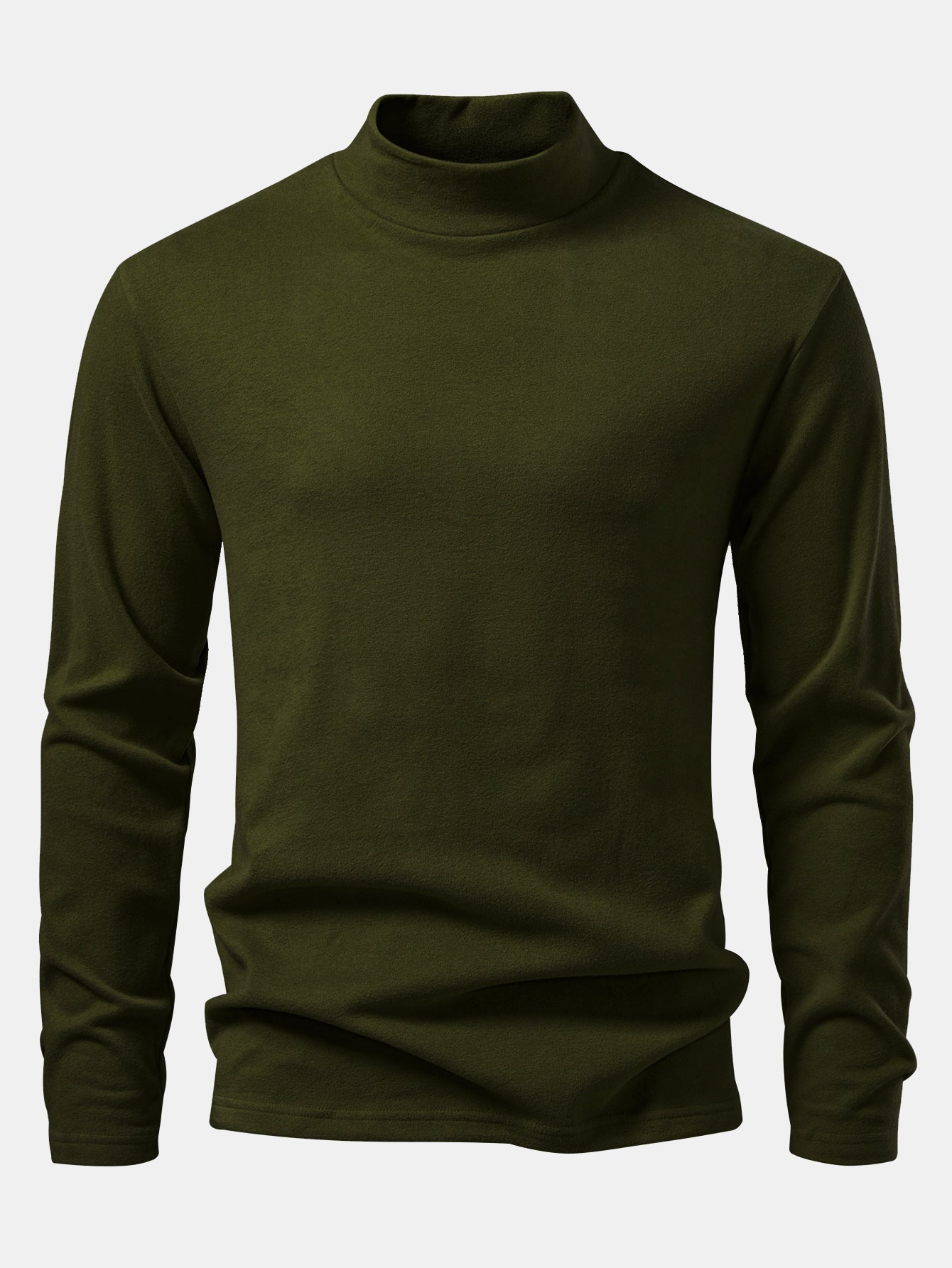 Long Sleeve Mock Neck T-Shirt