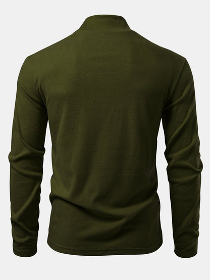 Long Sleeve Mock Neck T-Shirt