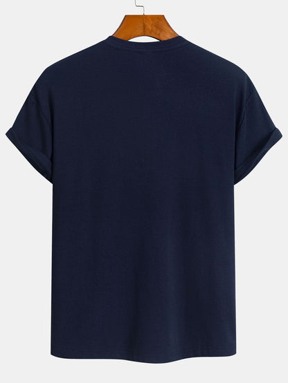 3 Pieces Cotton Henley T-Shirts