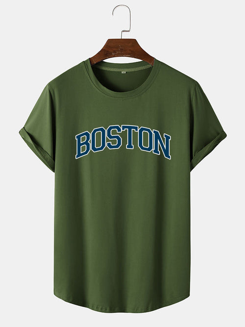 Boston Blue Print T-Shirt