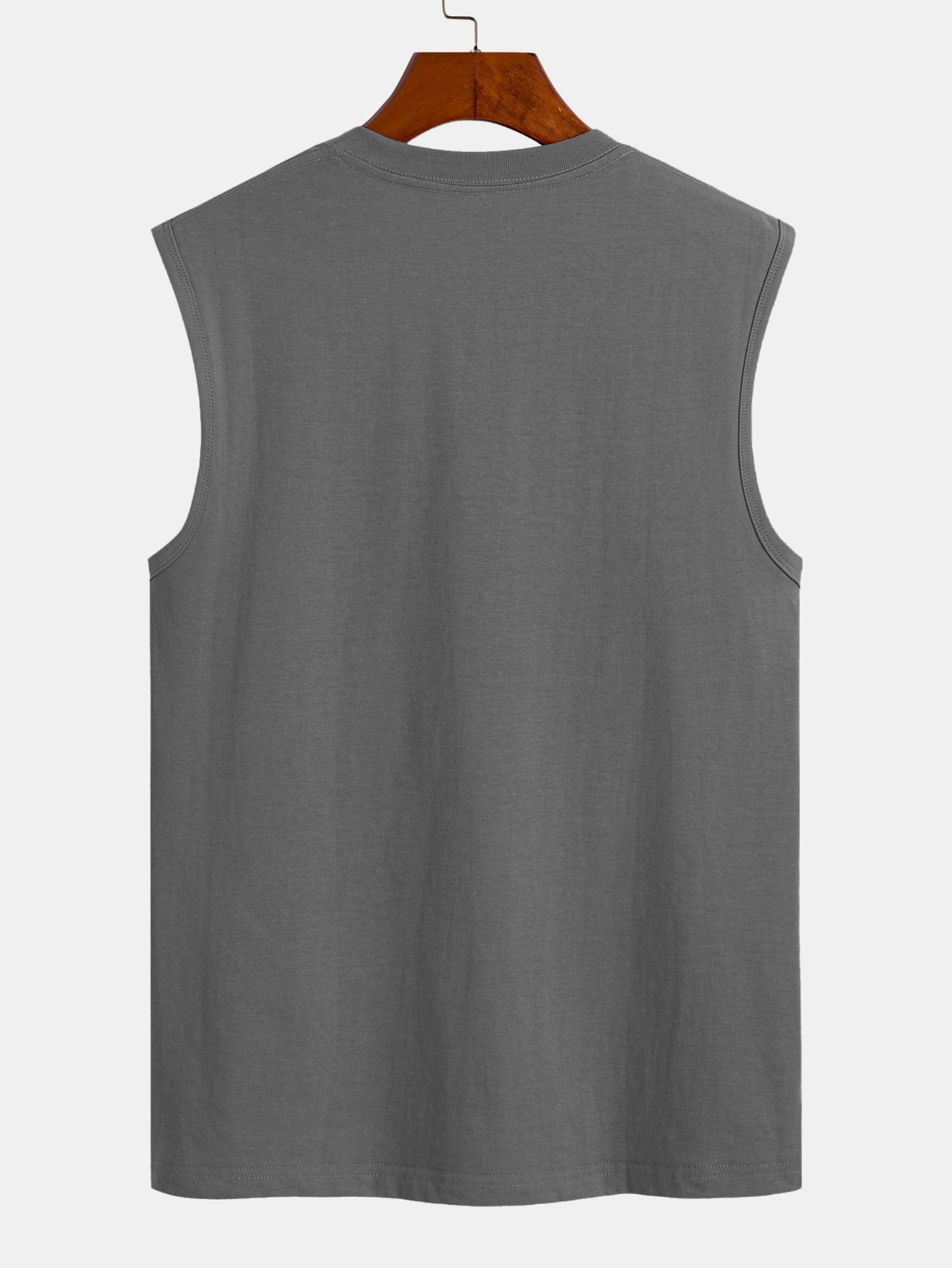 3 Pieces Solid Cotton Sleeveless T-Shirts