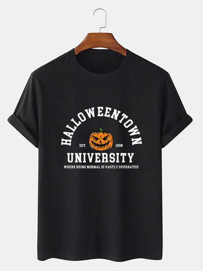 Halloweentown Pumpkin Print T-Shirt