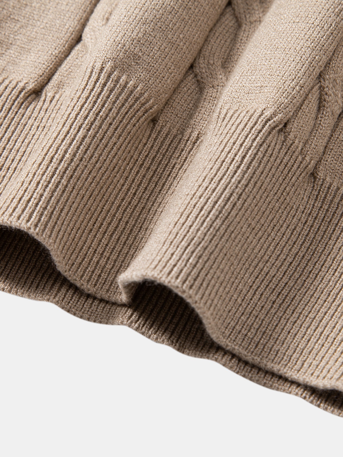 Long Sleeve Twist Knit Polo Shirt