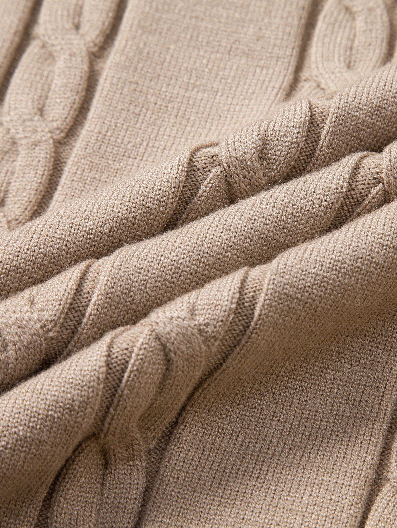 Long Sleeve Twist Knit Polo Shirt