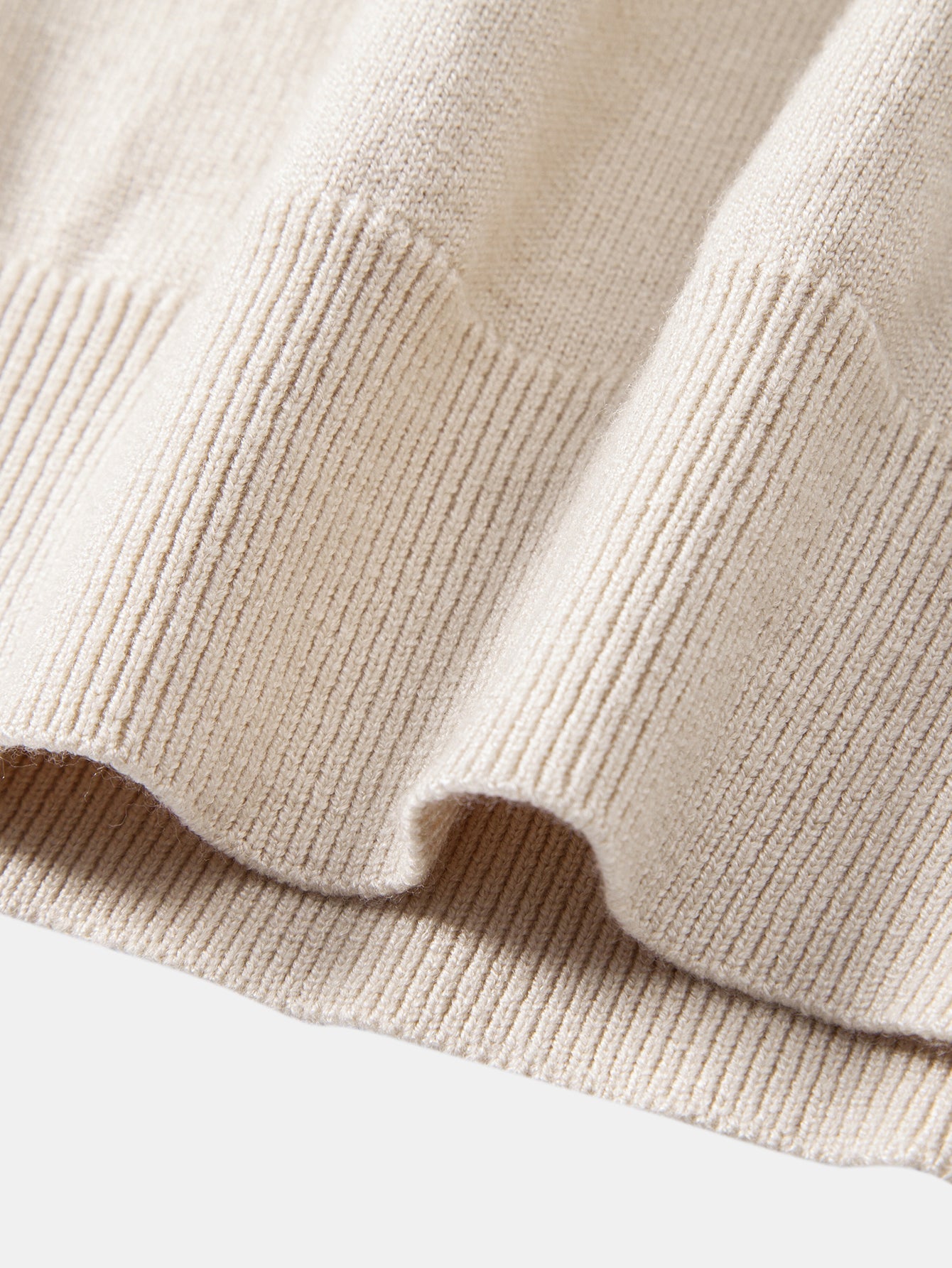 Long Sleeve Stripe Knit Polo Shirt