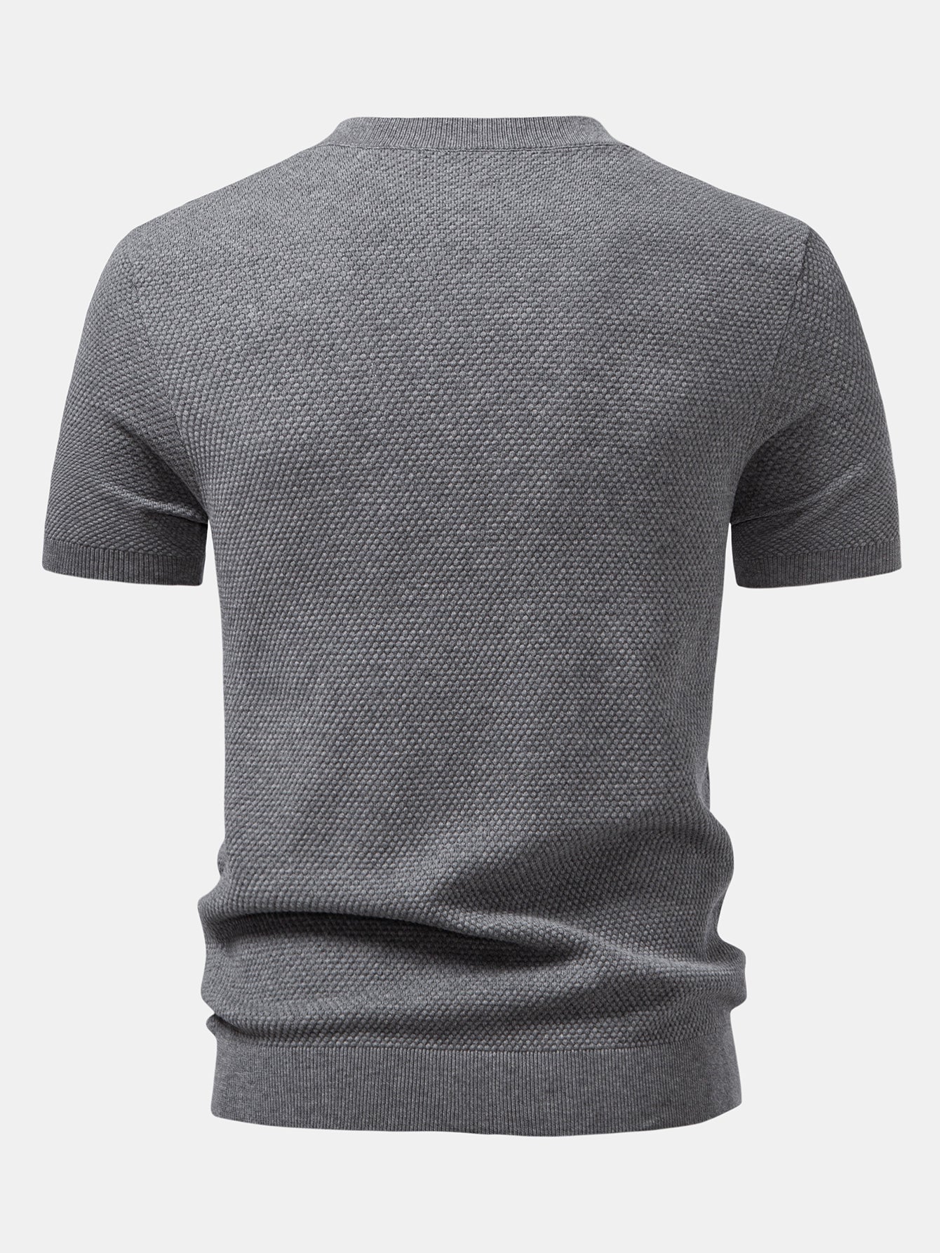 Pineapple Texture Knitted Sweater T-Shirt