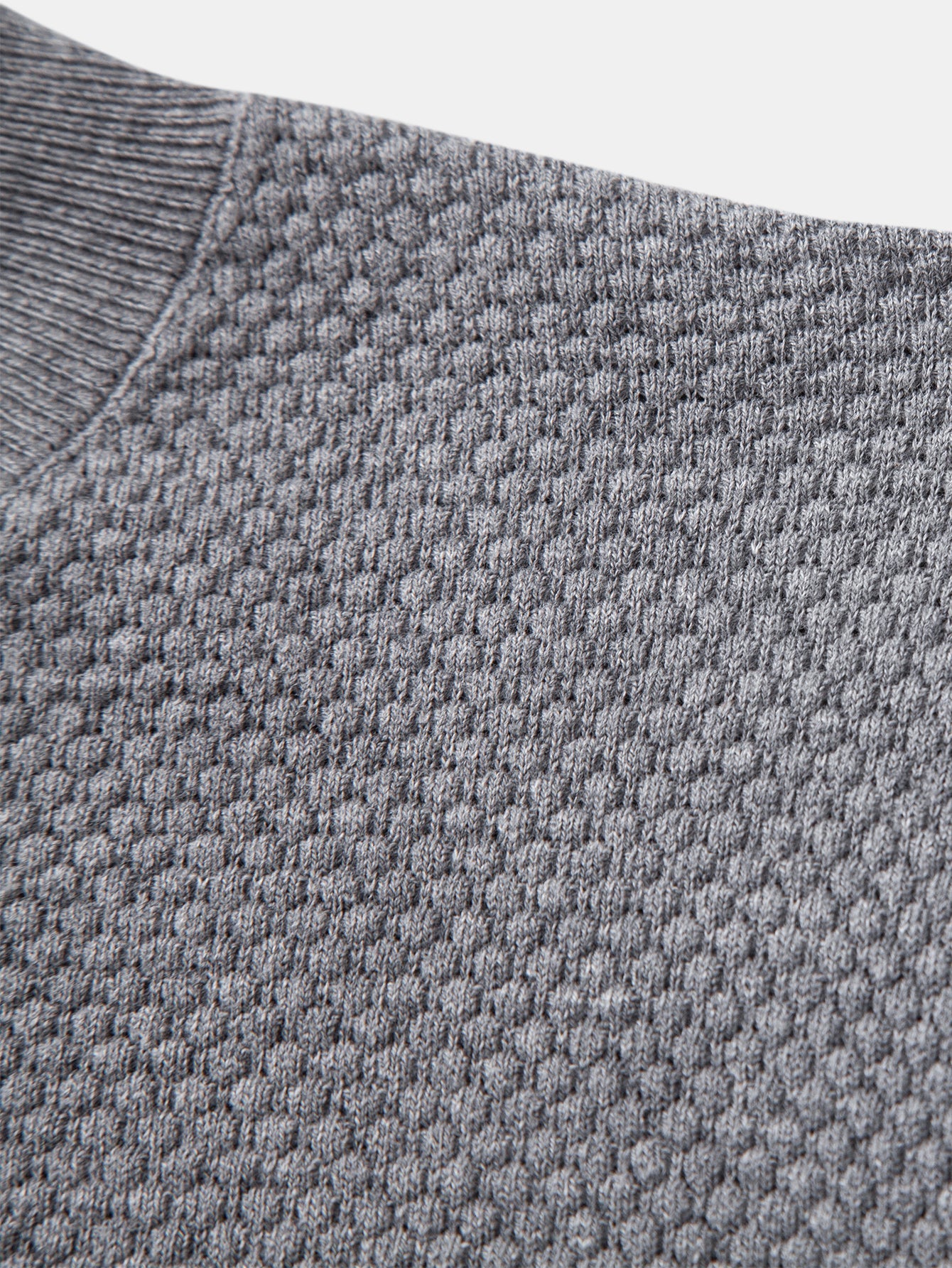 Pineapple Texture Knitted Sweater T-Shirt