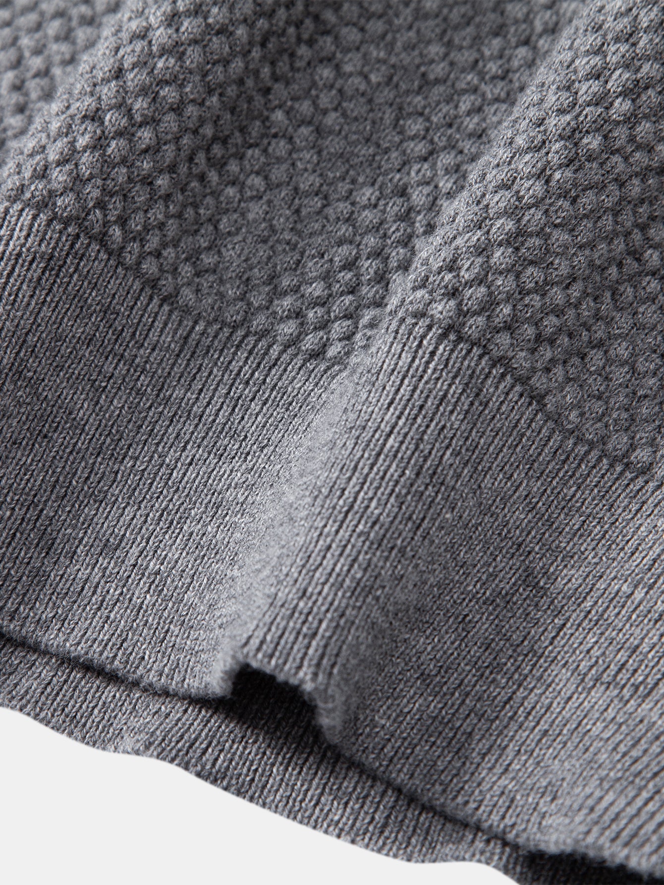 Pineapple Texture Knitted Sweater T-Shirt